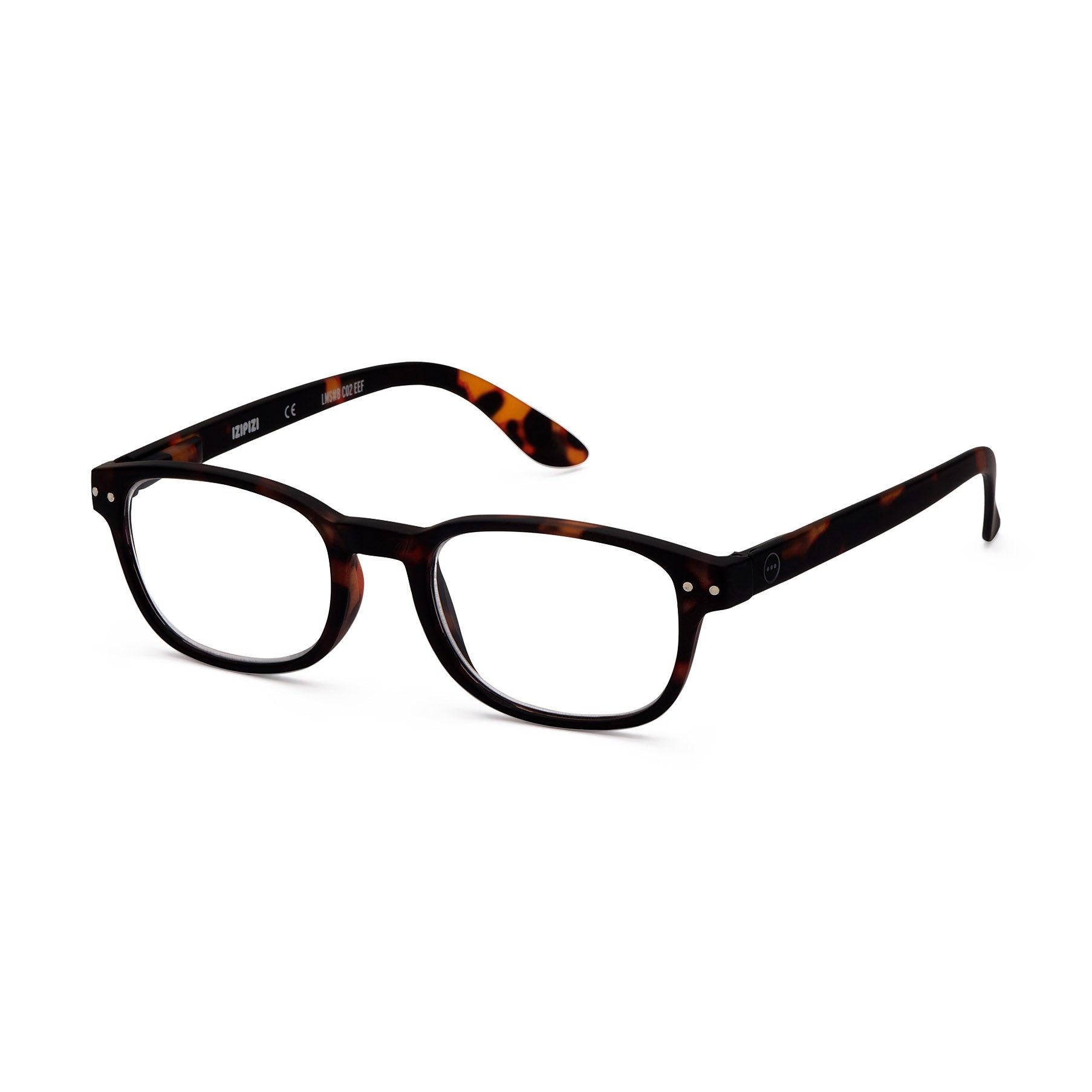 IZIPIZI Rectangular Reading Glasses #B - Tortoise - Image 5