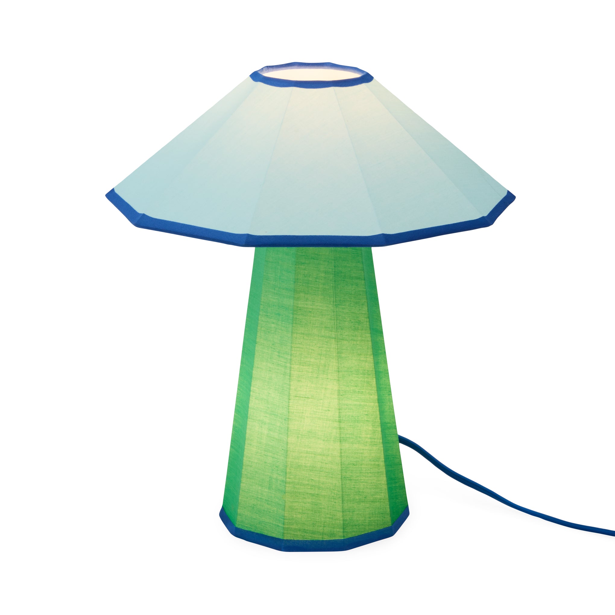 Trimme Table Lamp - Green/ Light Blue - Image 3