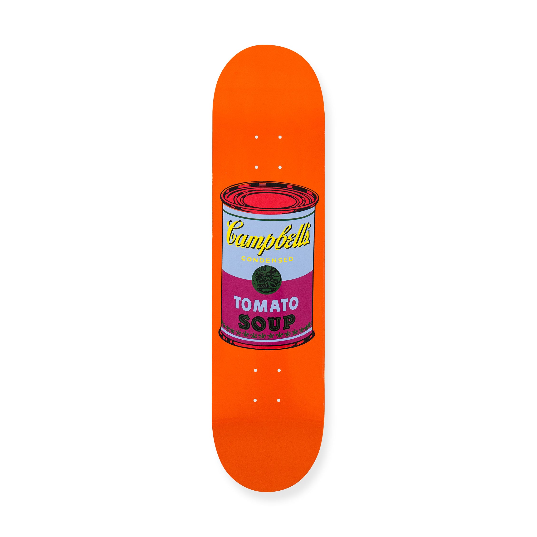 Andy Warhol: Skateboard Colored Campbell's Soup Cans - Purple