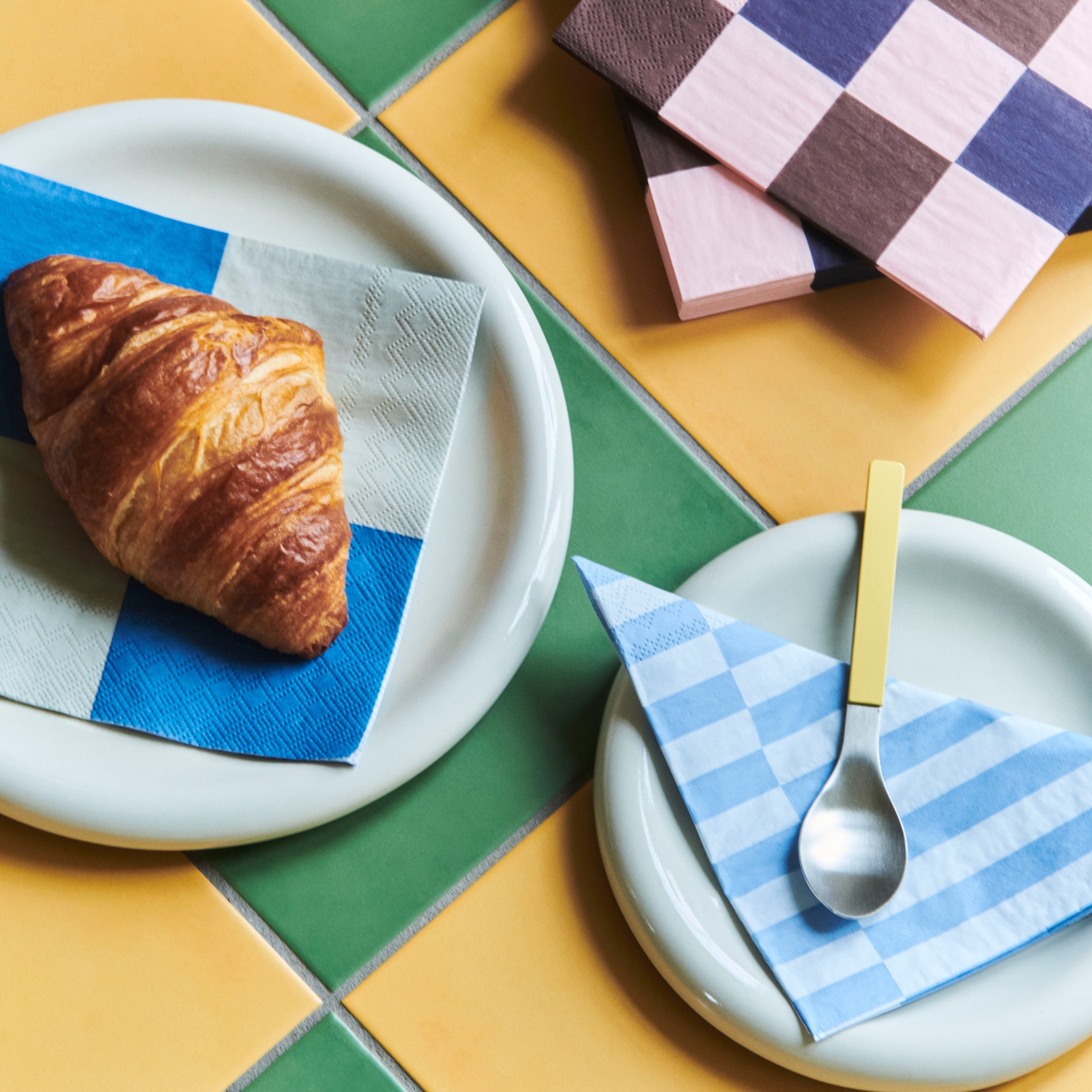 HAY Pattern Napkin - Set of 20 - Pink - Image 3