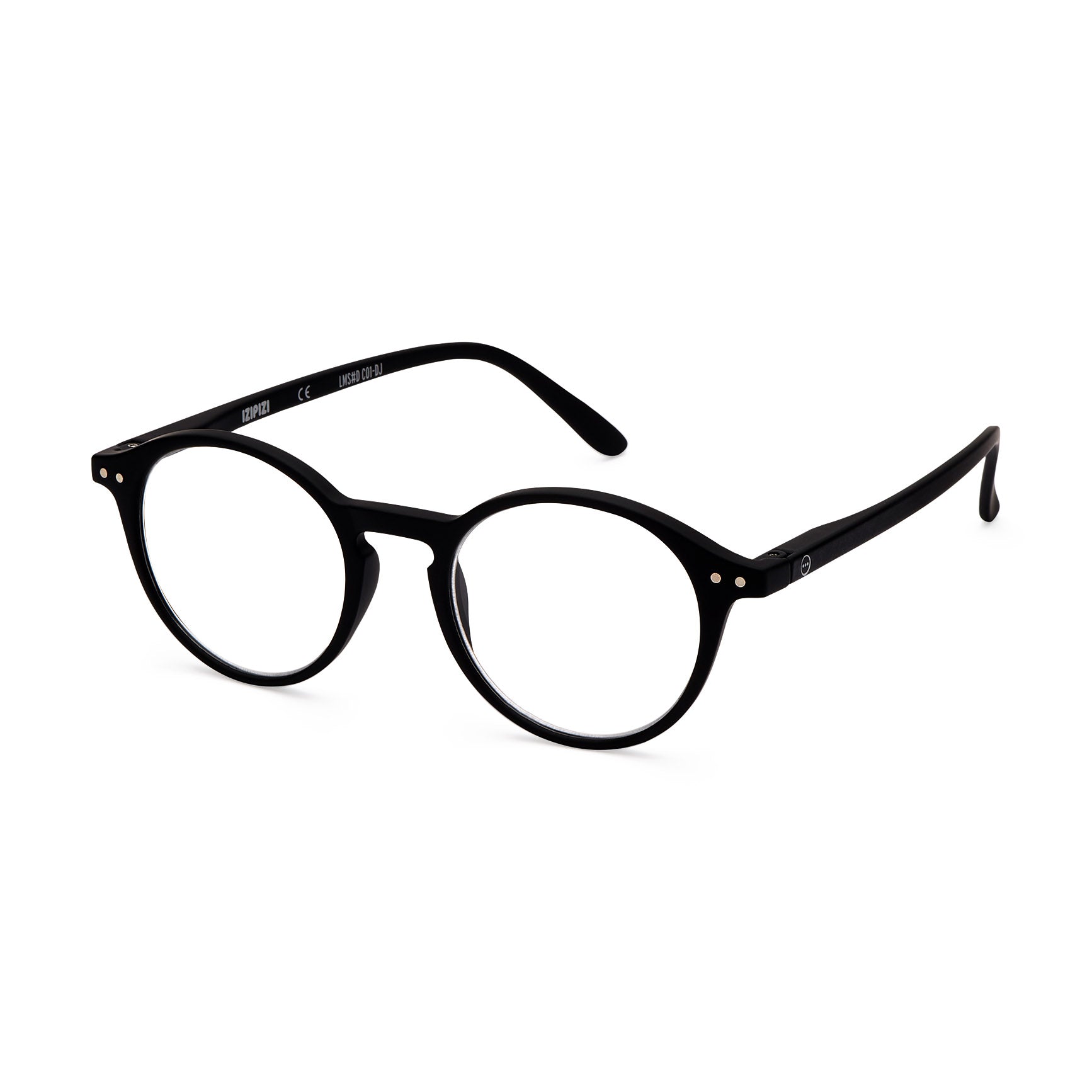 IZIPIZI Round Reading Glasses #D - Black - Image 2