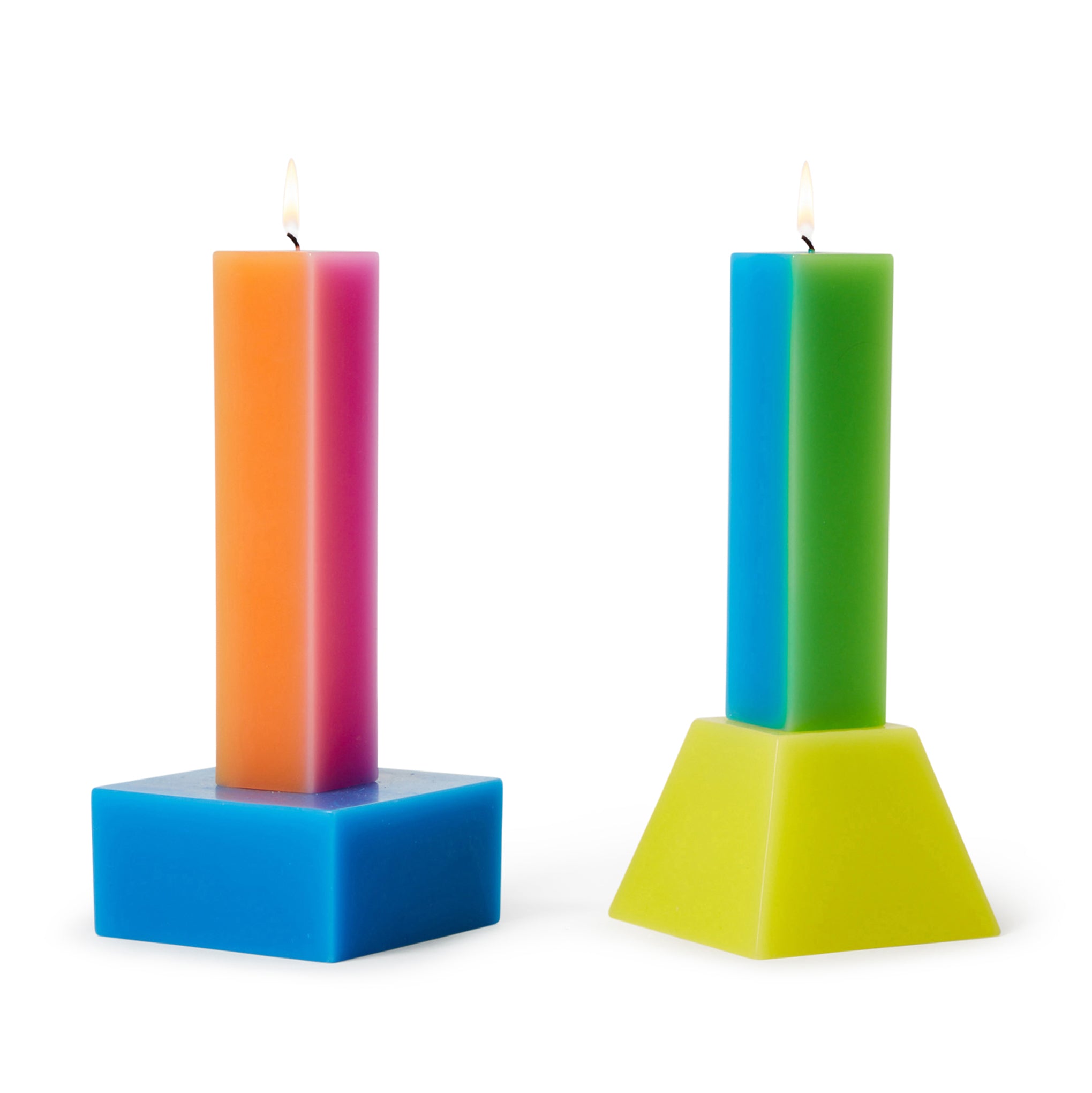 Yinka Ilori Happiness Candle - Orange/ Pink - Image 3