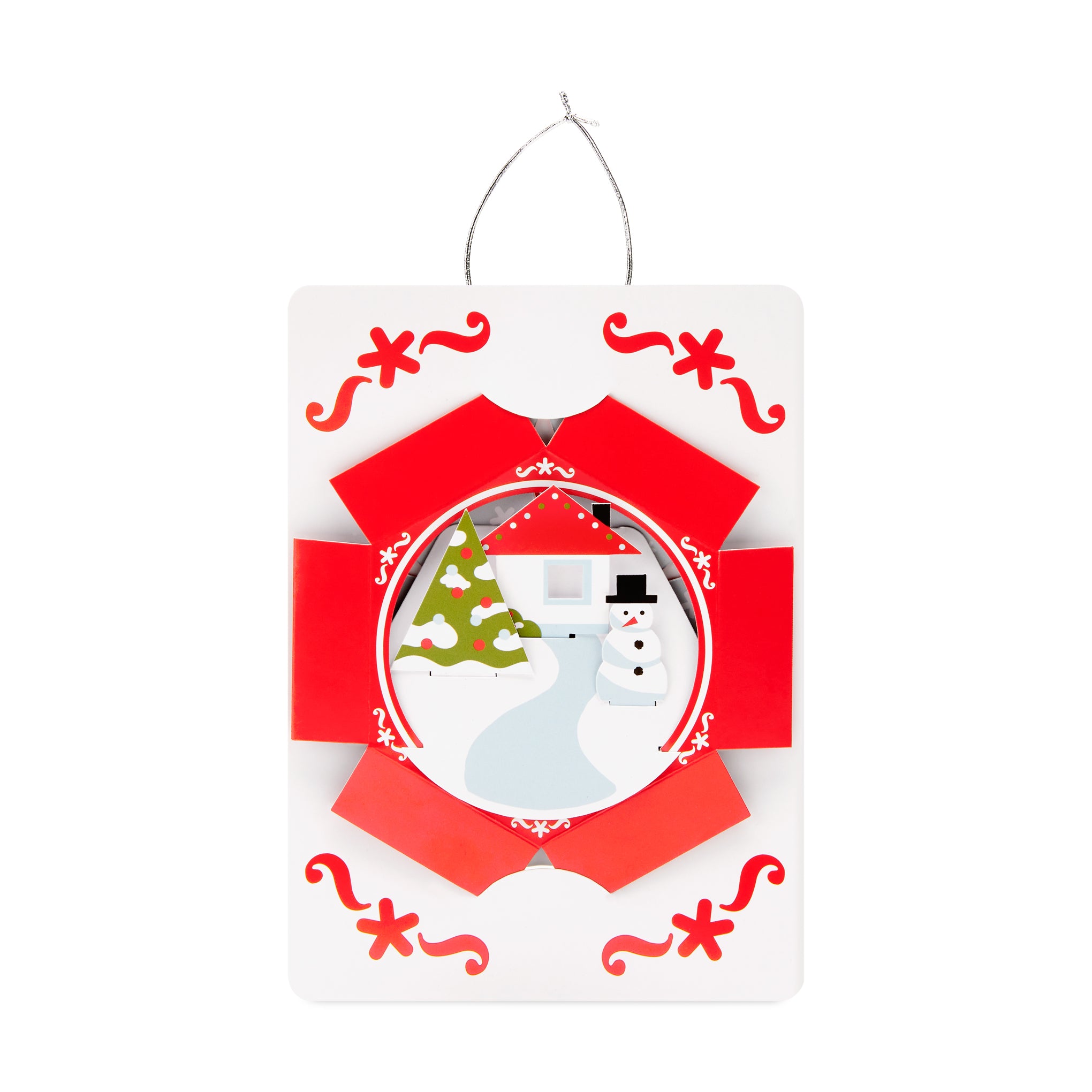 Snowman Ornament Holiday Pop-Up Cards - Set of 8 - Image 3
