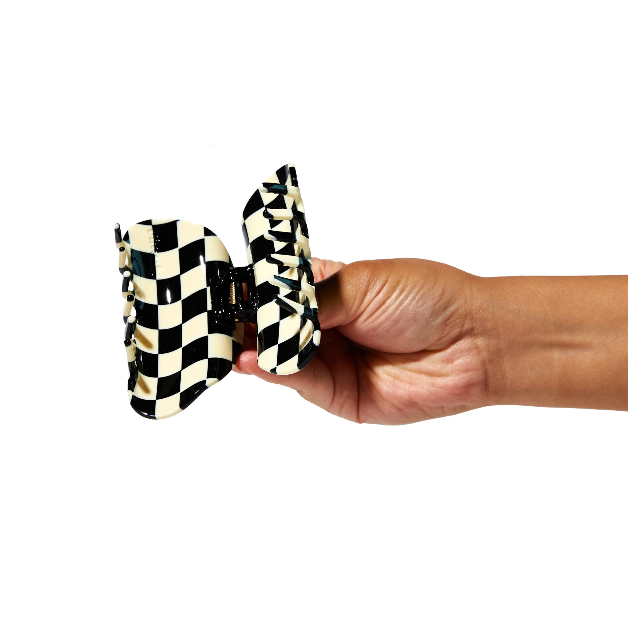 Chunks Checker Claw Hair Clip - Image 3
