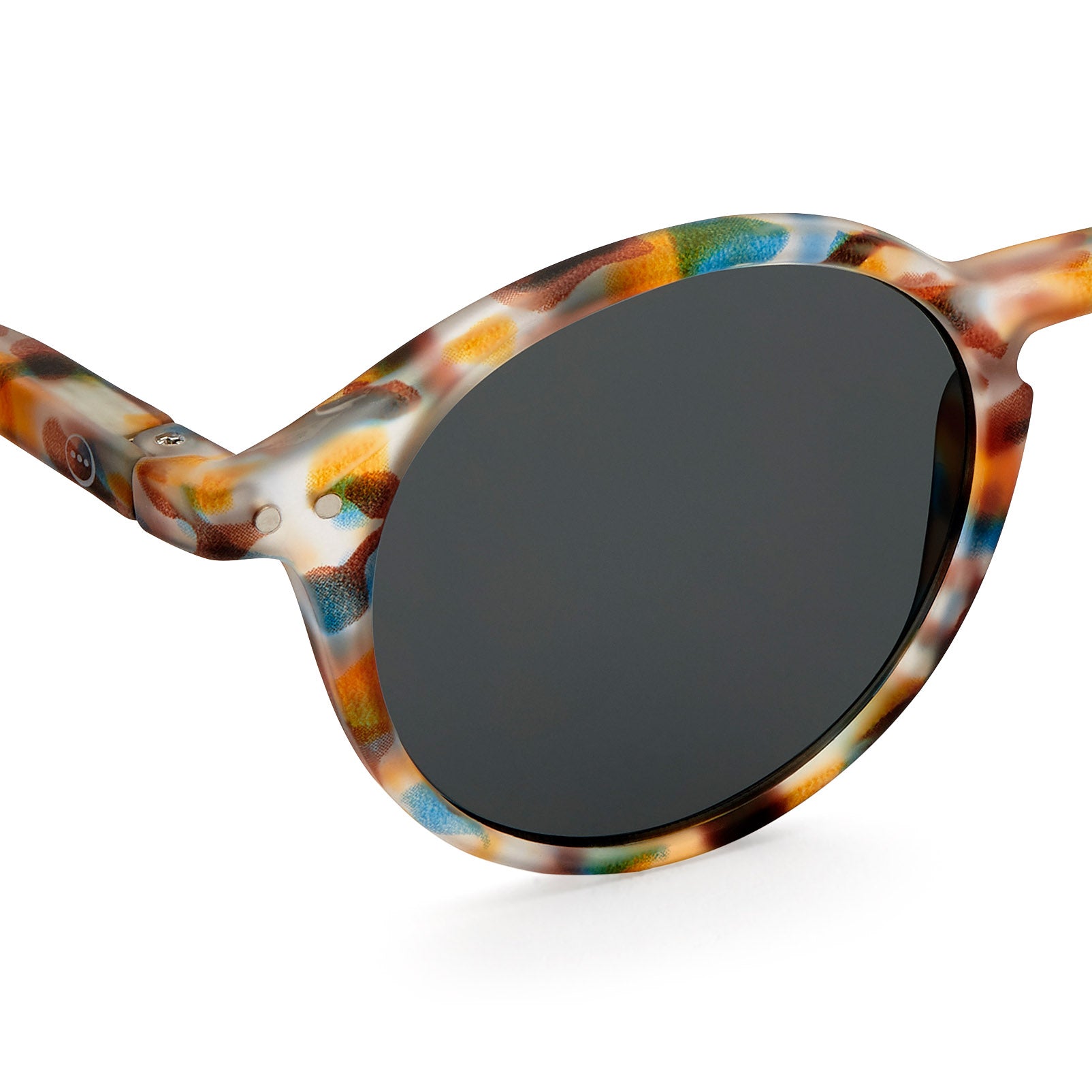IZIPIZI Round Sunglasses #D - Blue Tortoise - Image 2
