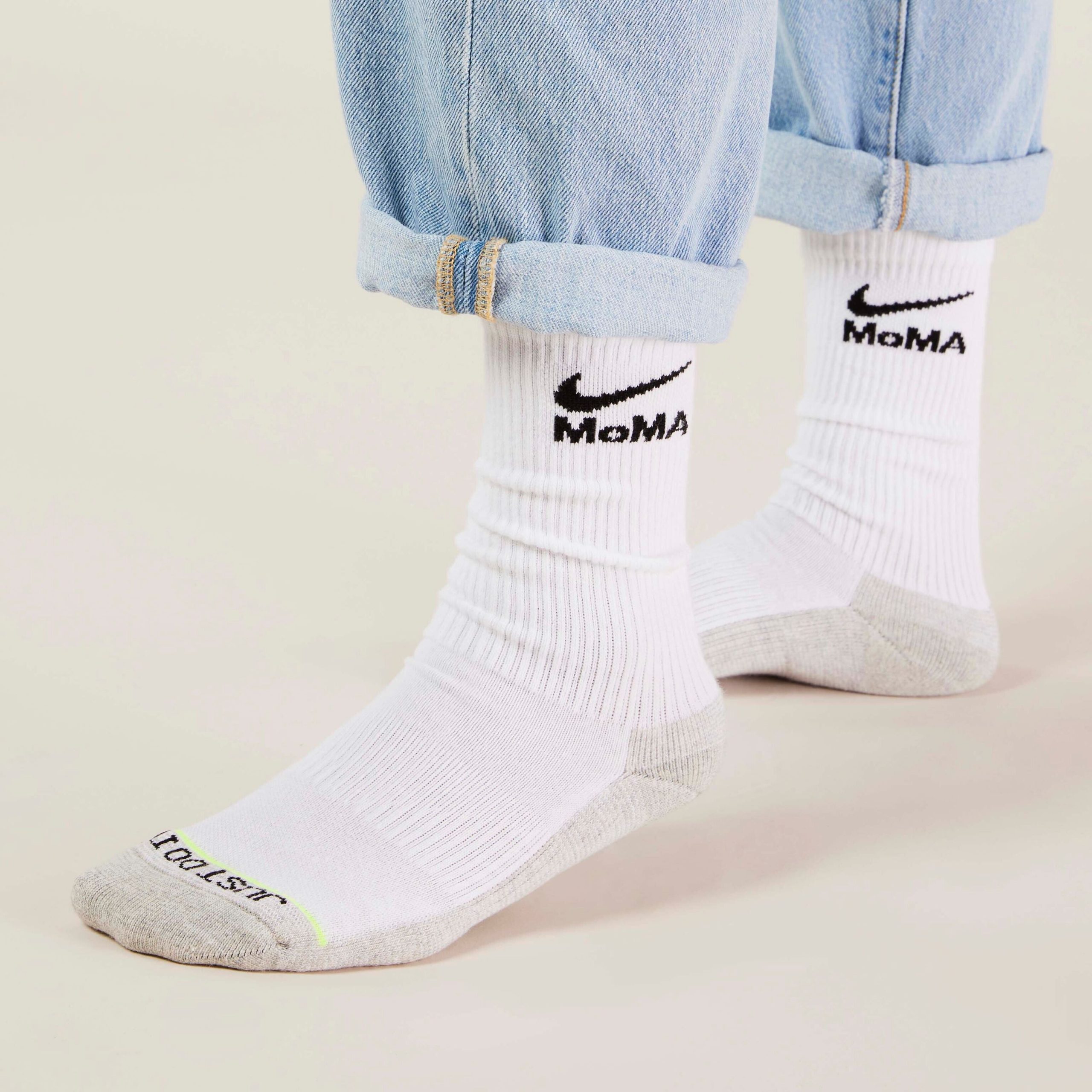 MoMA Nike Everyday Socks - White - Image 2