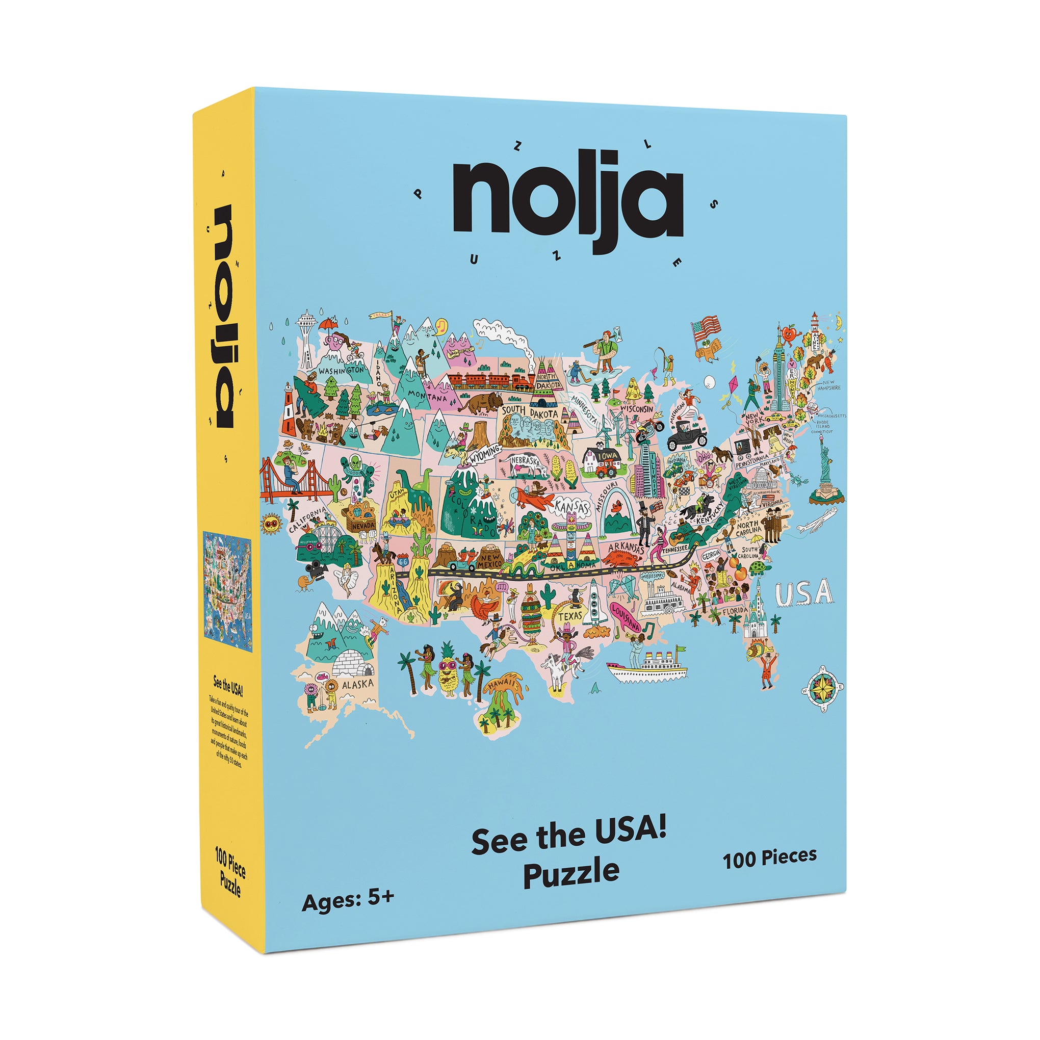 See the USA! Jigsaw Puzzle - 100 pieces - Image 5