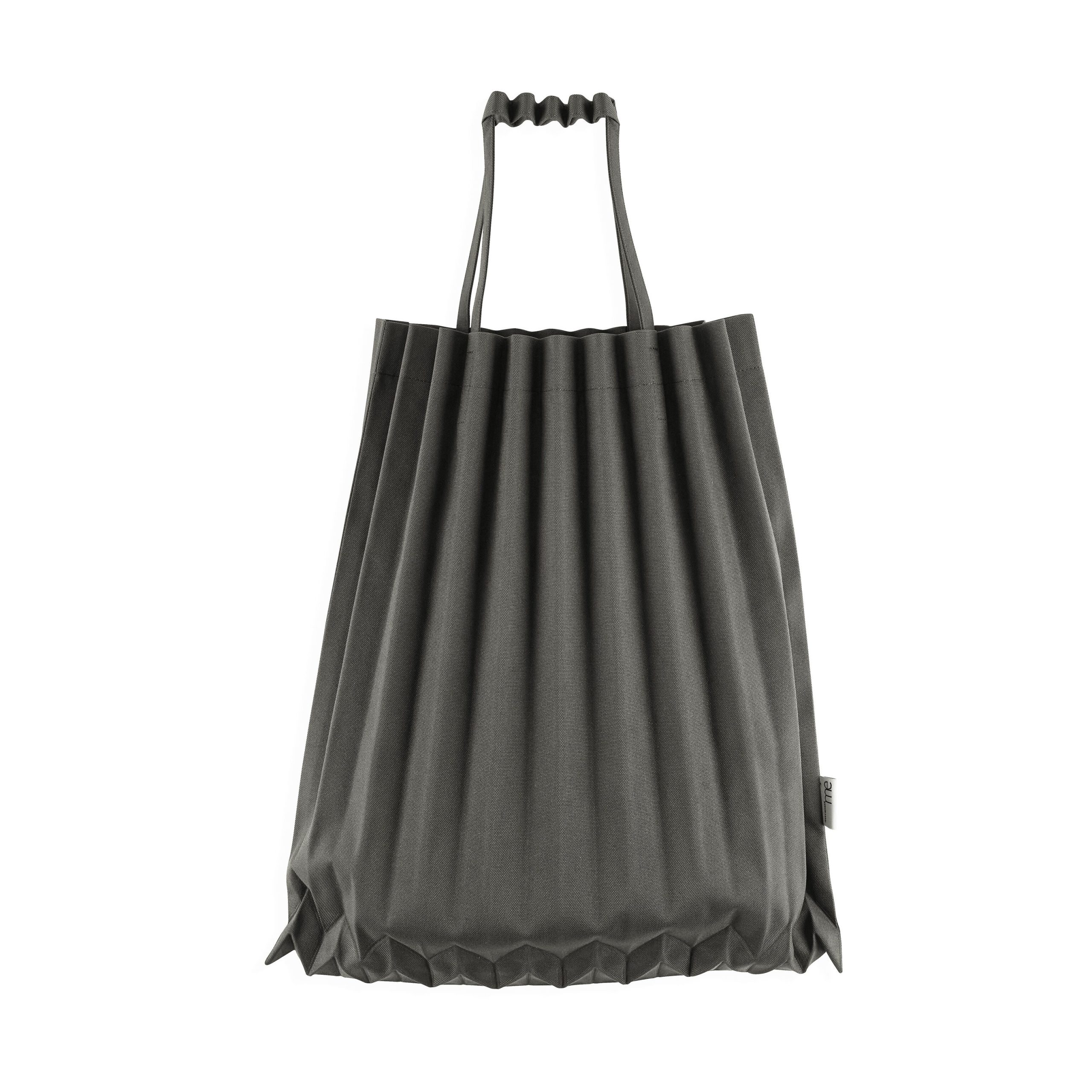 me ISSEY MIYAKE Recycled Polyester Trunk Pleats Bag - Charcoal - Image 2