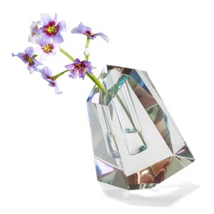 Faceted Crystal Vase - Large
