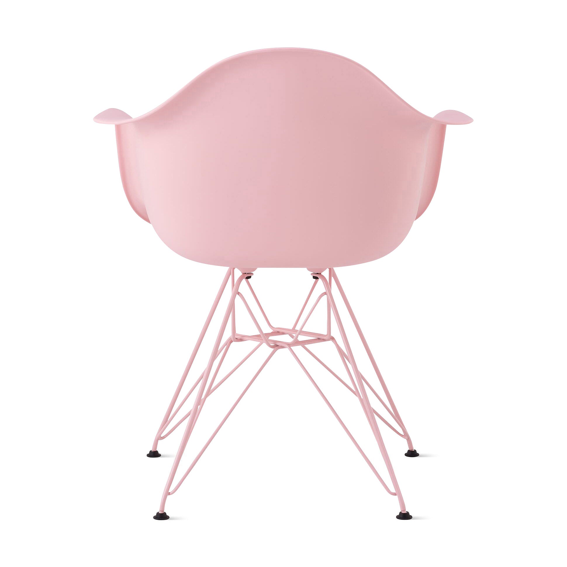 Herman Miller x HAY Eames Molded Recycled Plastic Armchair - Powder Pink - Image 4
