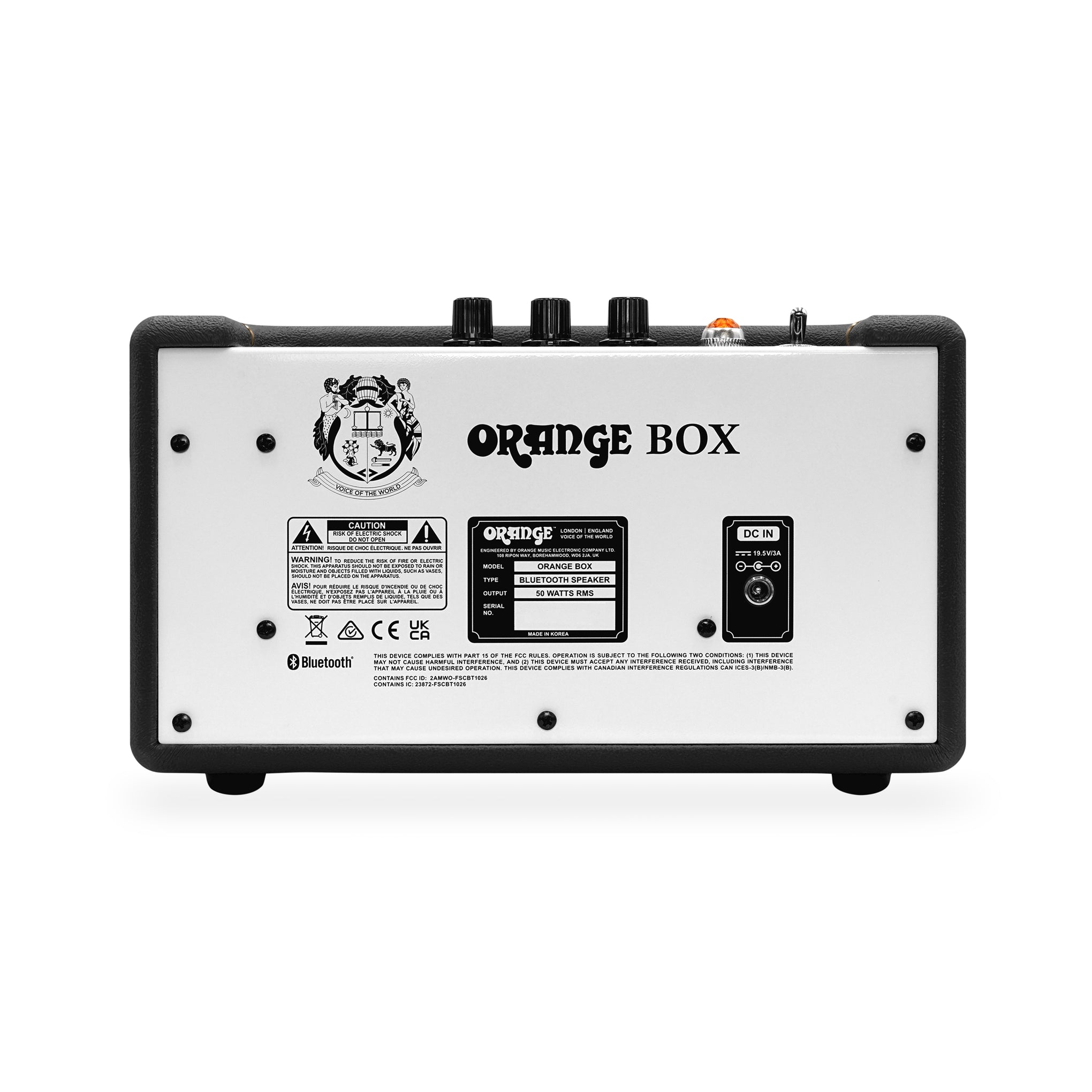 Orange Box Bluetooth Portable Speaker - Black - Image 4