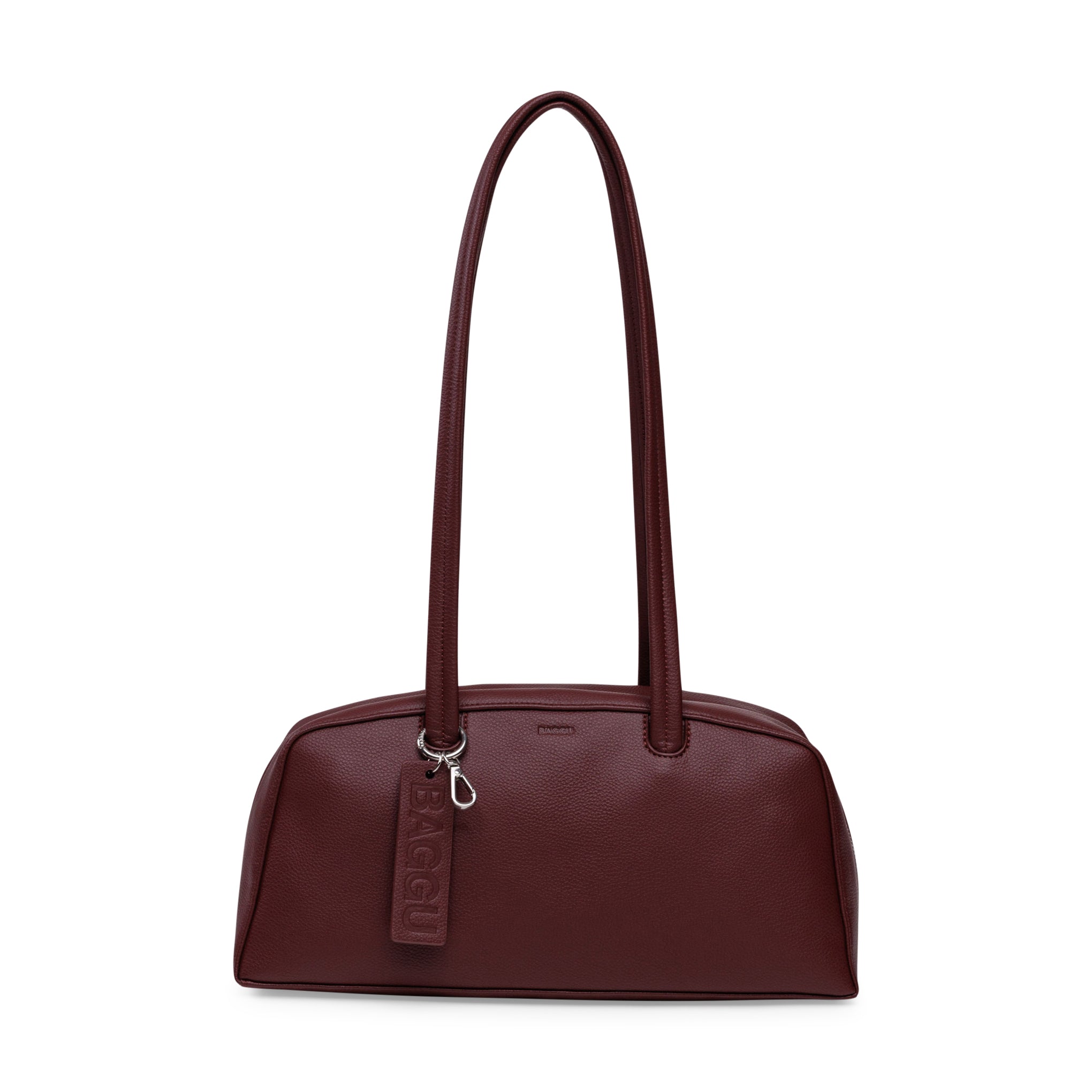 Baggu Recycled Leather Bowler Bag - Mahogany