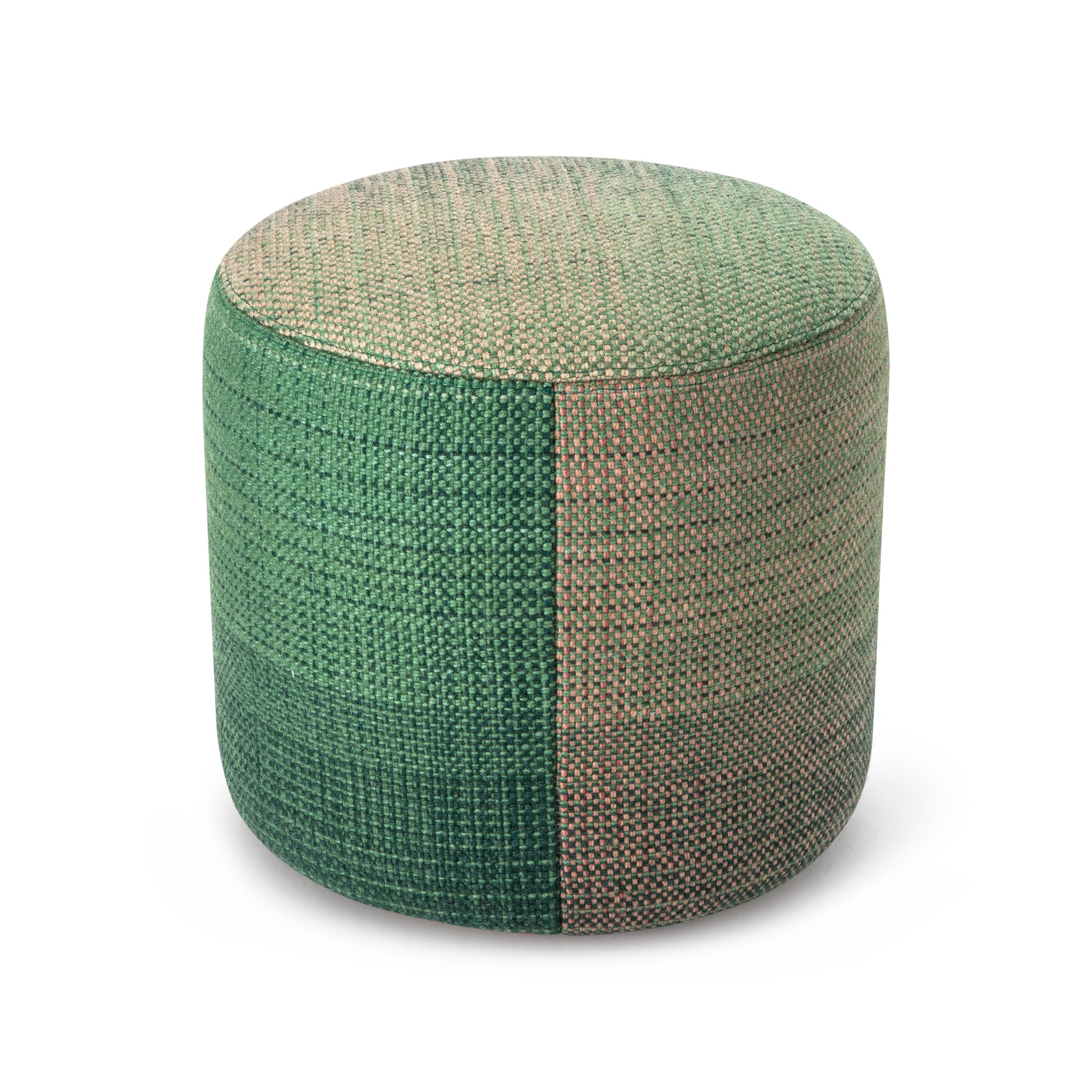 Nanimarquina Shade Pouf Stool - Green/ Multi