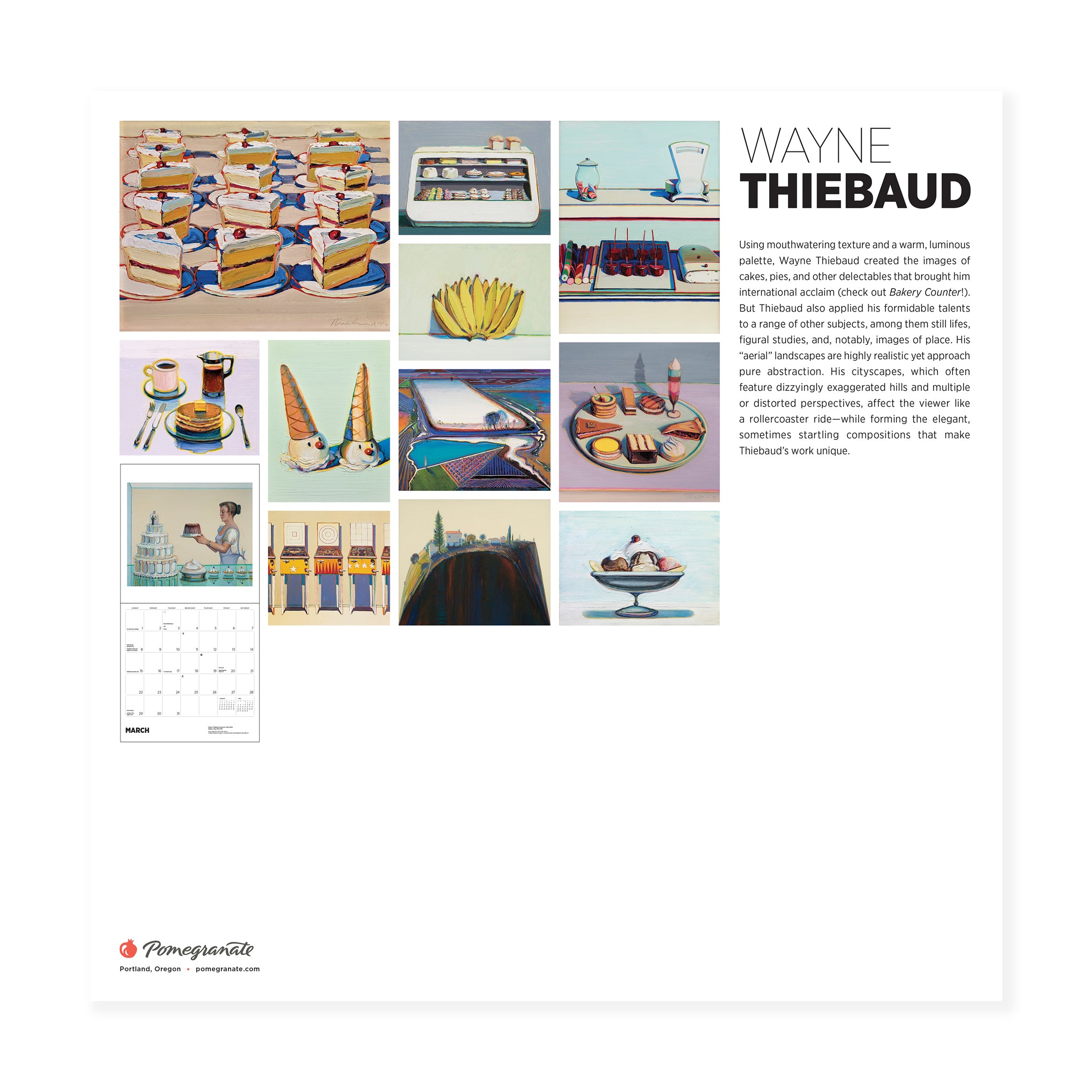 2026 Wayne Thiebaud Wall Calendar - Image 6