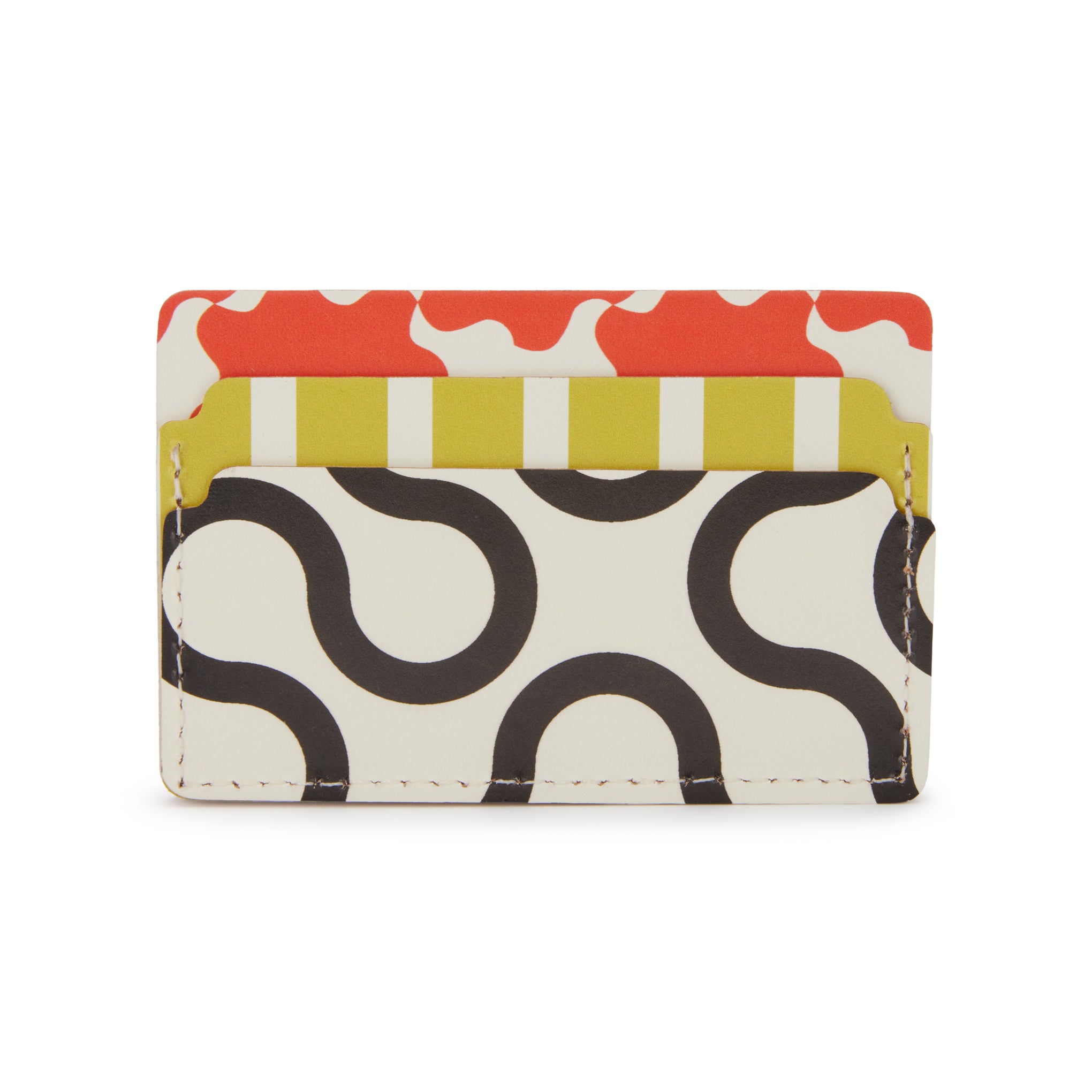 Dusen Dusen Recycled Leather Card Holder - Arc - Image 3