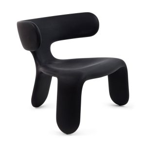Limbo Lounge Chair in Recycled Material - Black