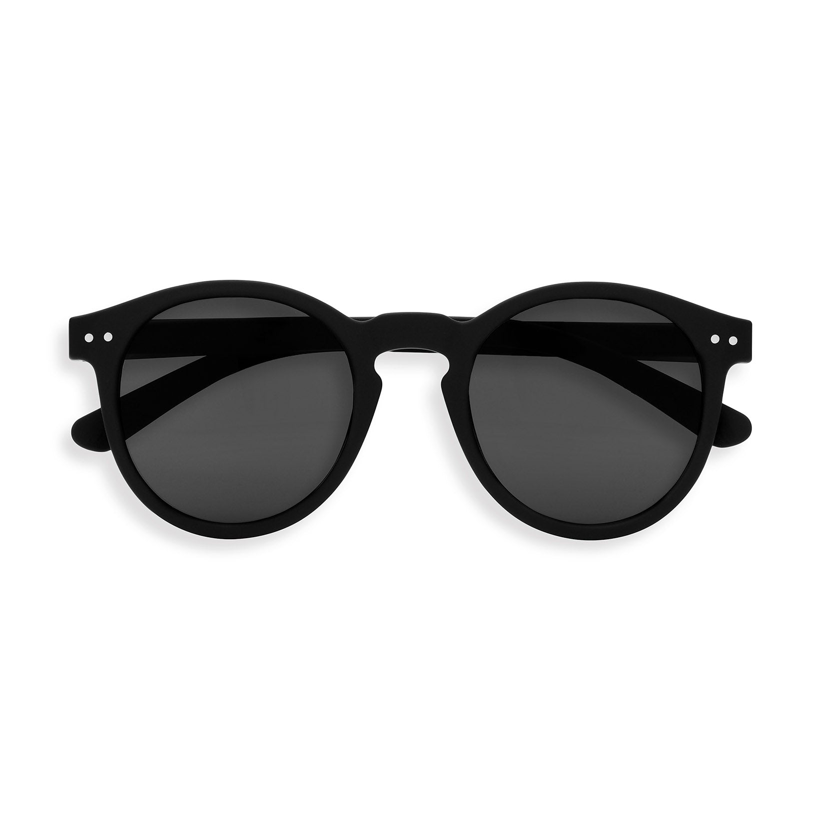 IZIPIZI Round Sunglasses #M - Black - Image 2