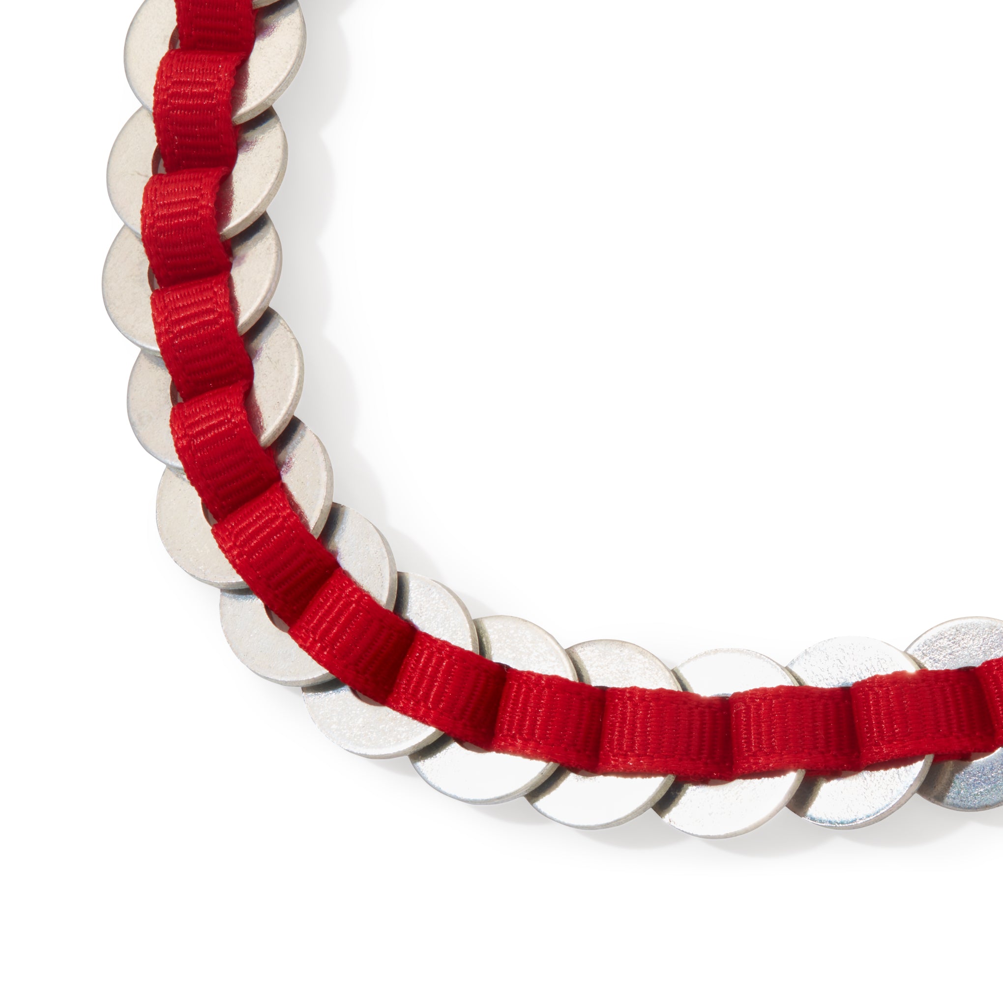 Anni Albers Make Your Own Necklace Jewelry Kit - Red - Image 3