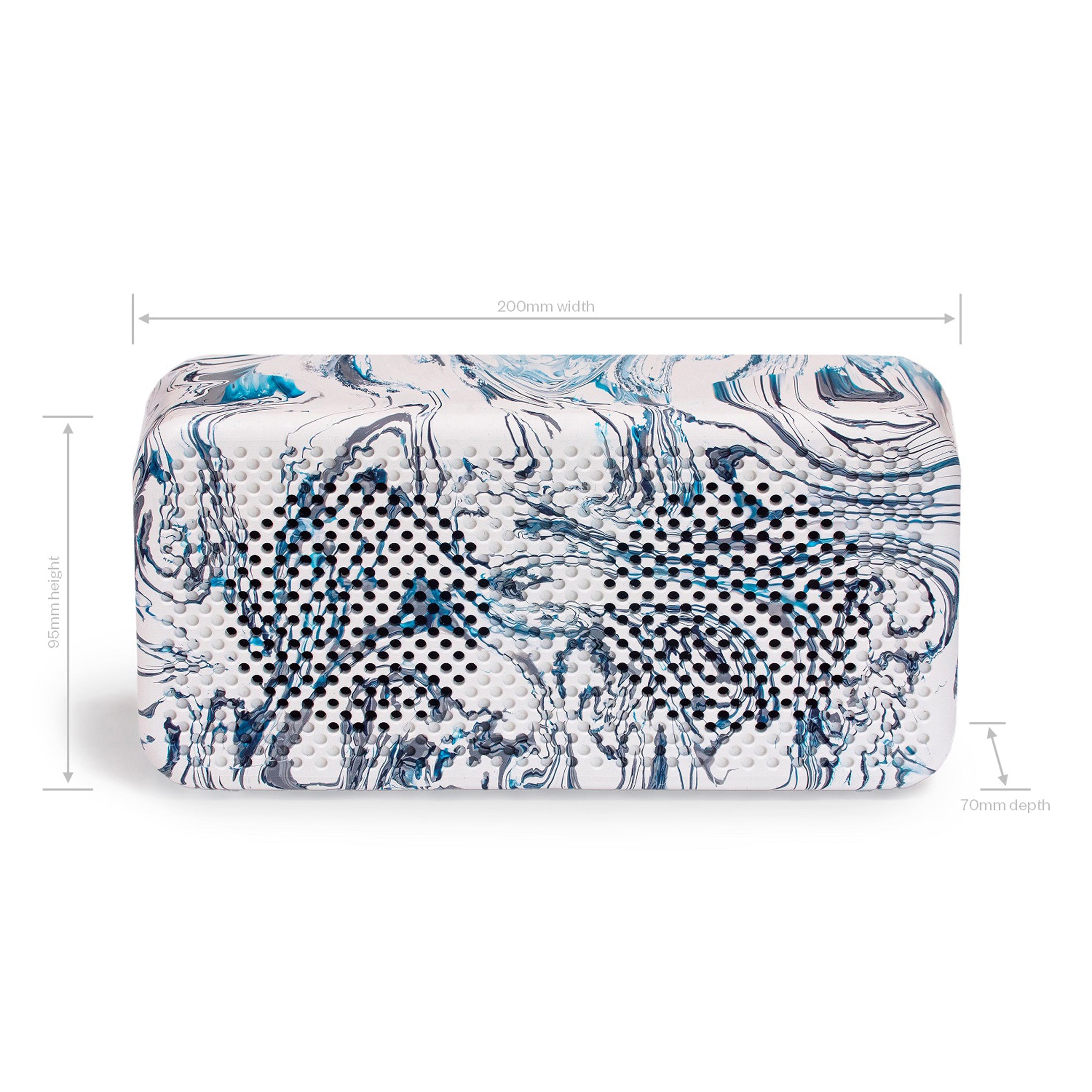 Gomi Recycled Plastic Bluetooth Speaker - White - Image 7