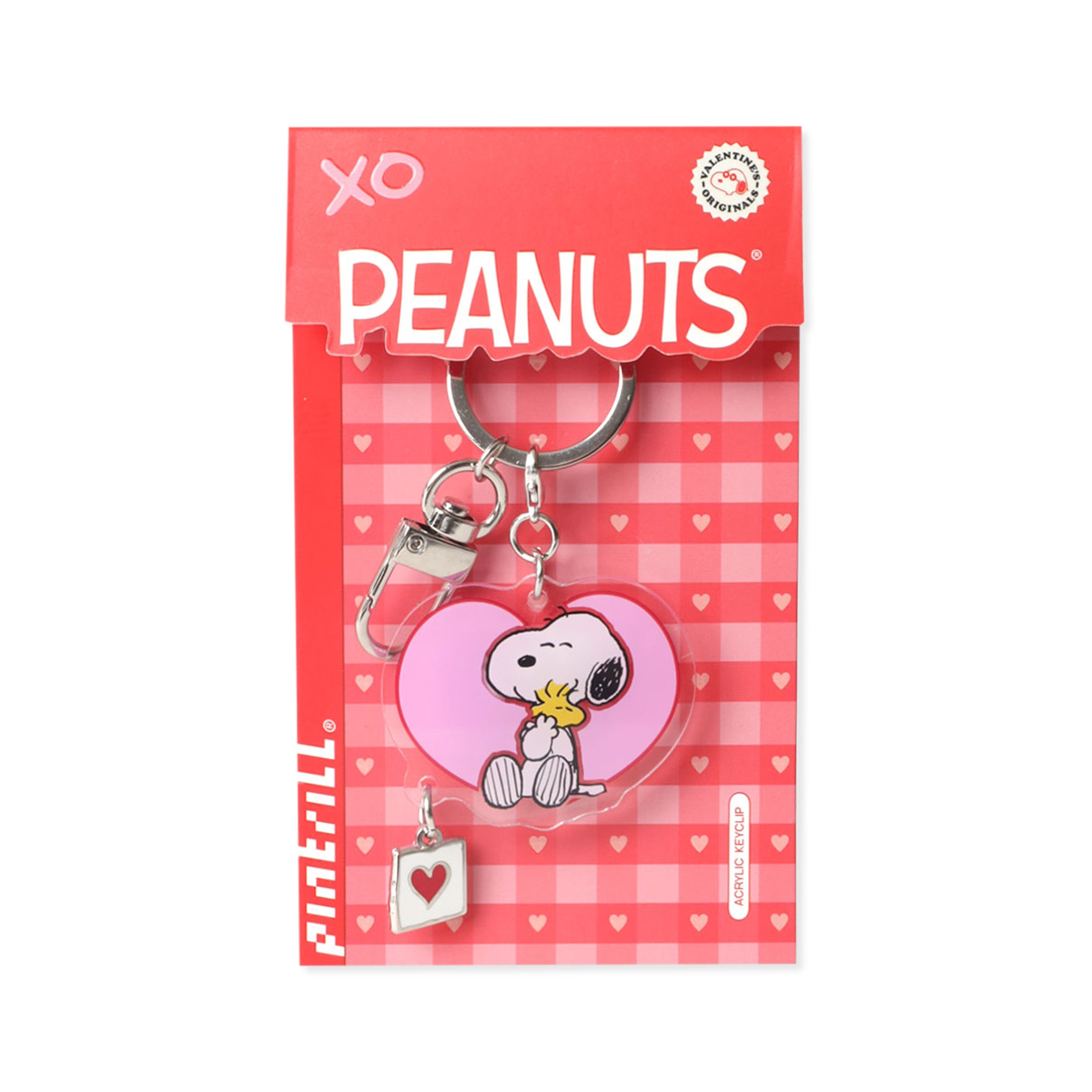 Snoopy Valentine Enamel Key Ring - Image 3