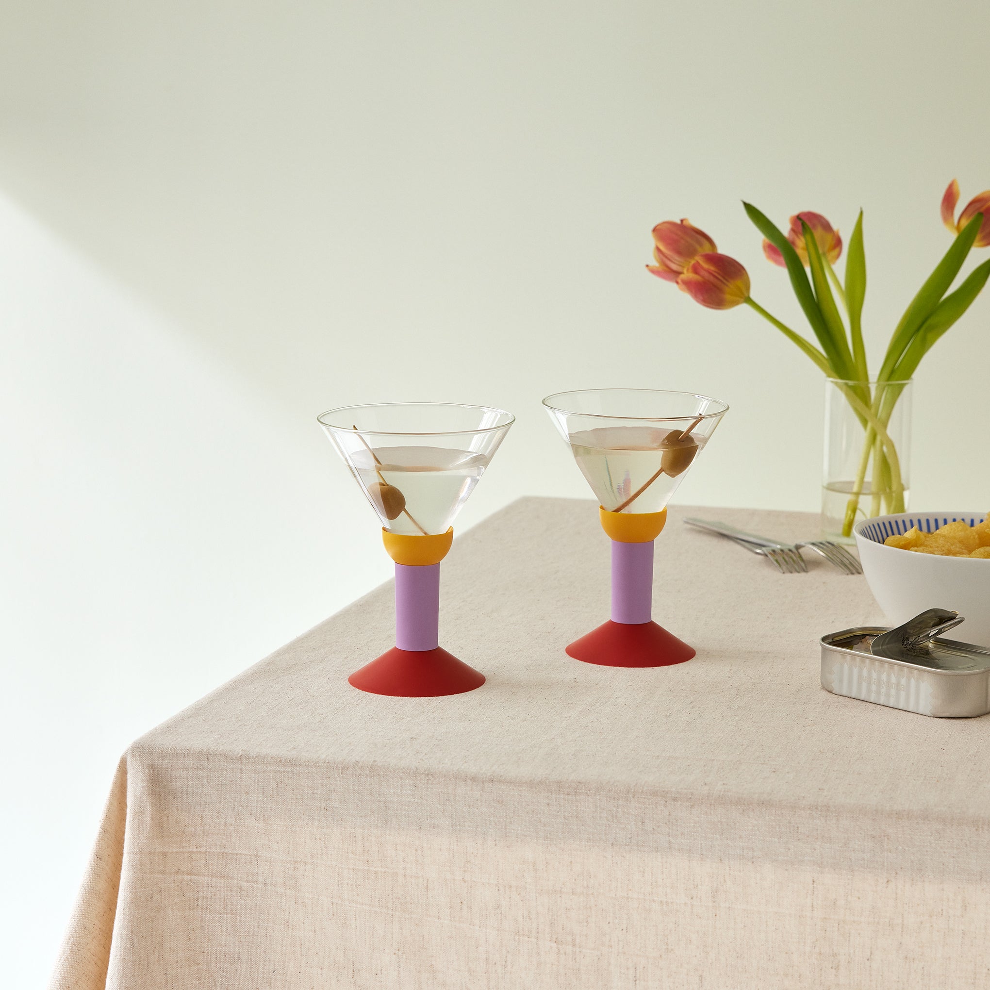 Bodum Oktett Martini Glasses - Set of Two - Multi - Image 2