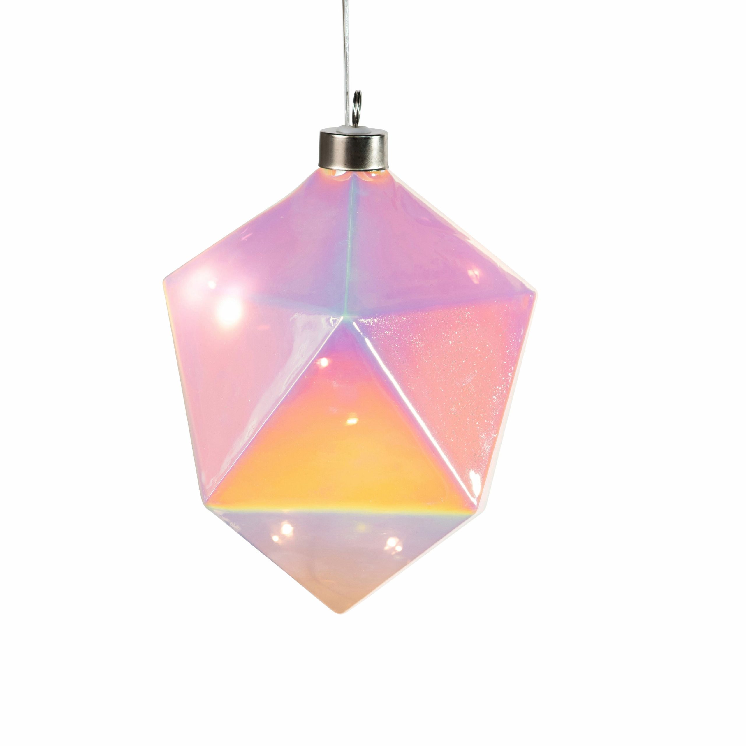 MoMA LED Winter Gems Glass Holiday Ornament - Prism - Image 3