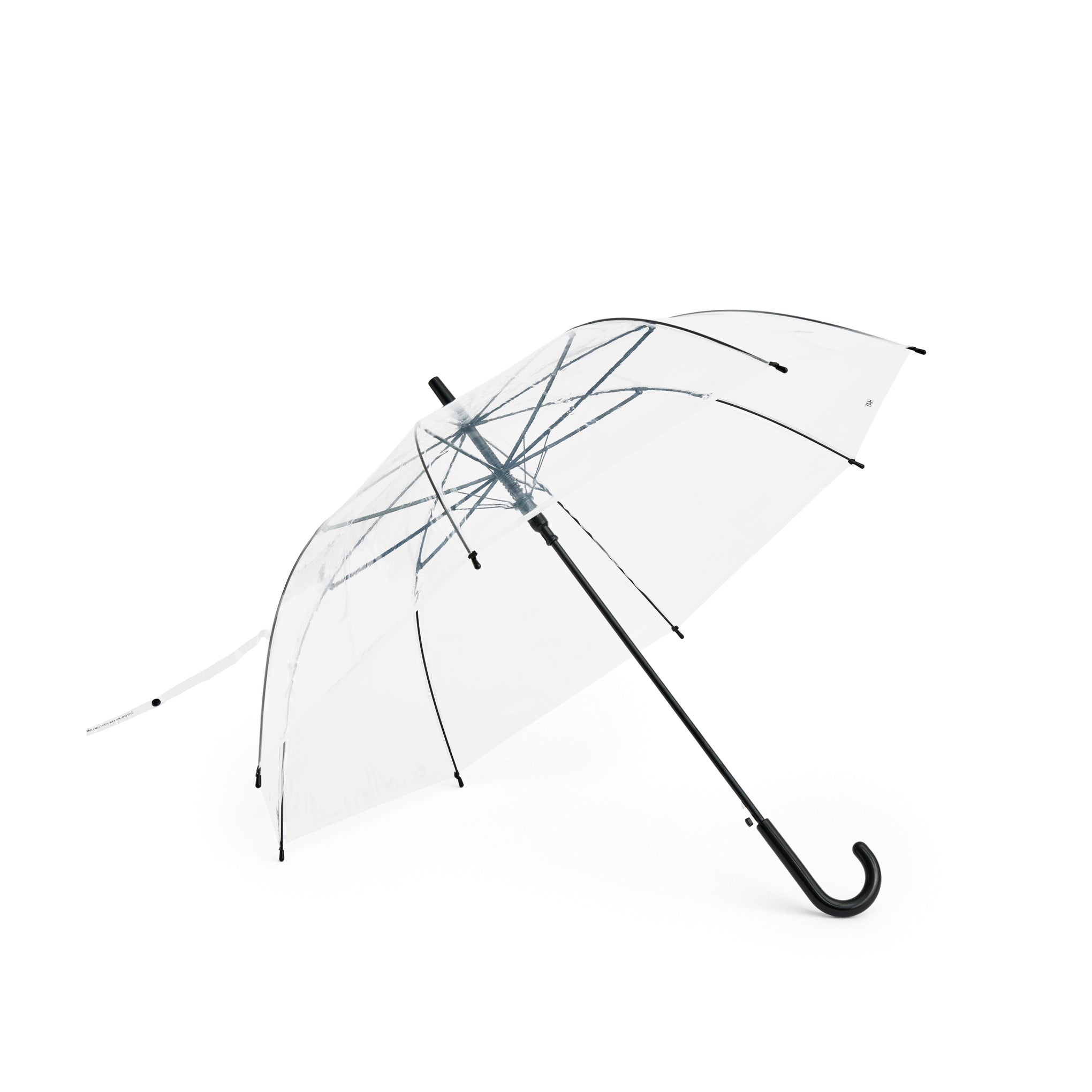 HAY Canopy Stick Recycled Plastic Umbrella - Clear