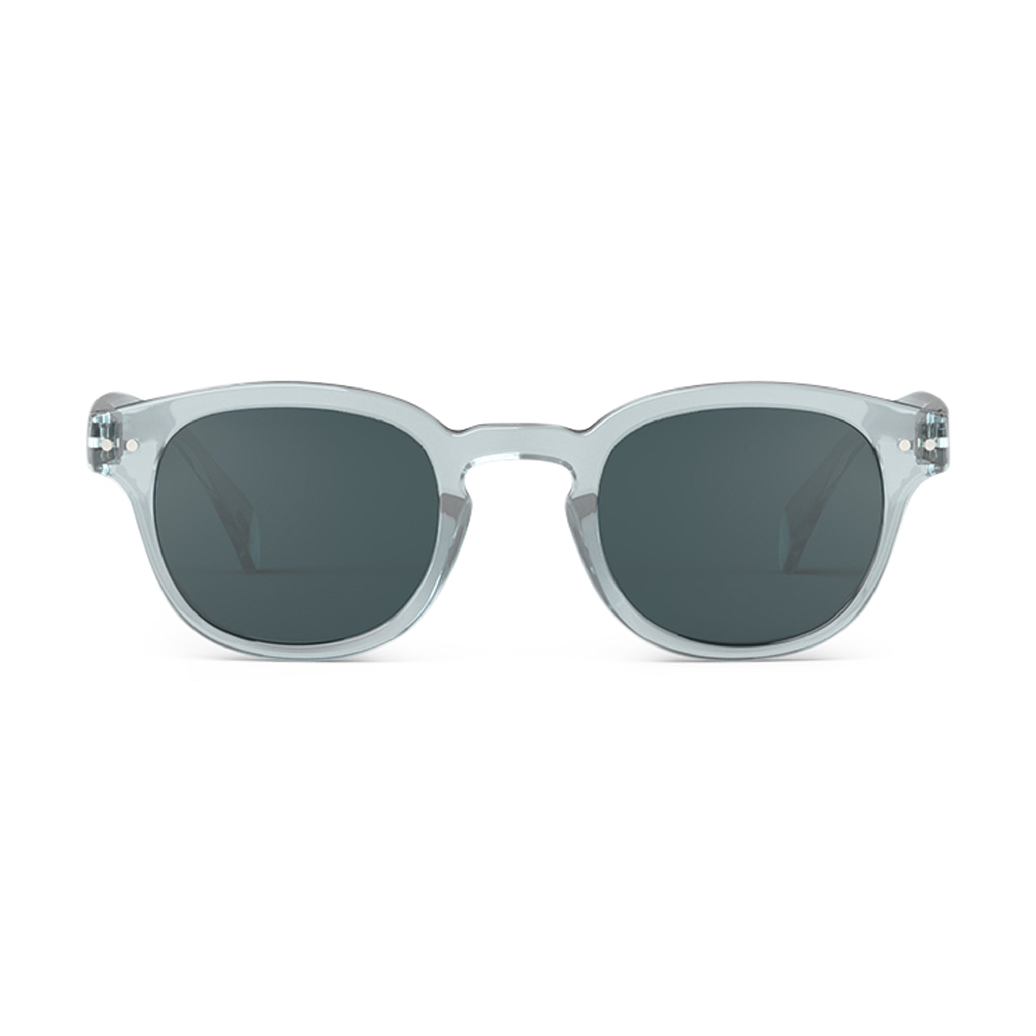 IZIPIZI Rounded-Edge Square Sunglasses #C - Frozen Blue