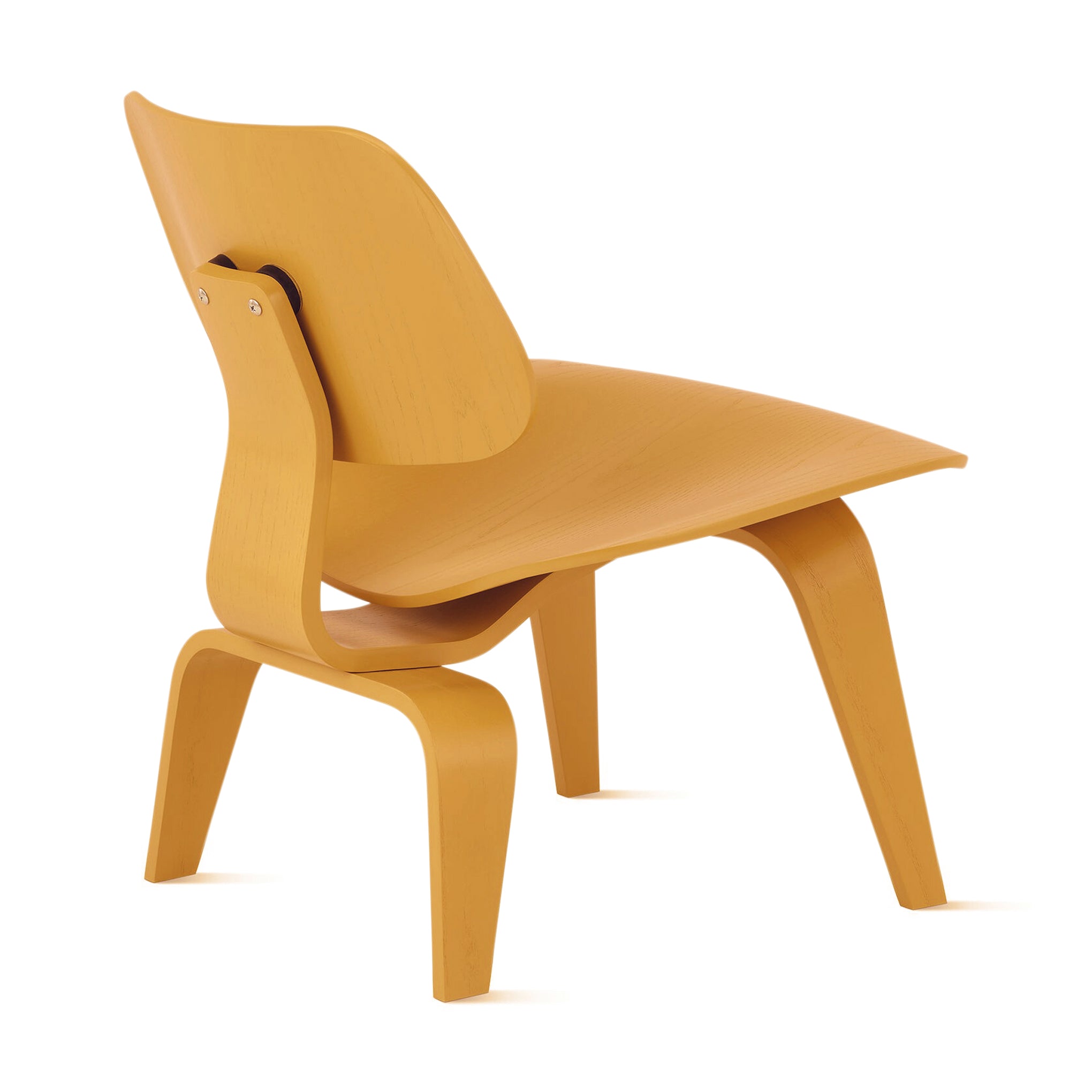 Eames® Molded Plywood Lounge Chair (LCW) from Herman Miller - Ochre - Image 5