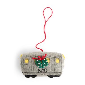 NYC Felt Ornament - Subway
