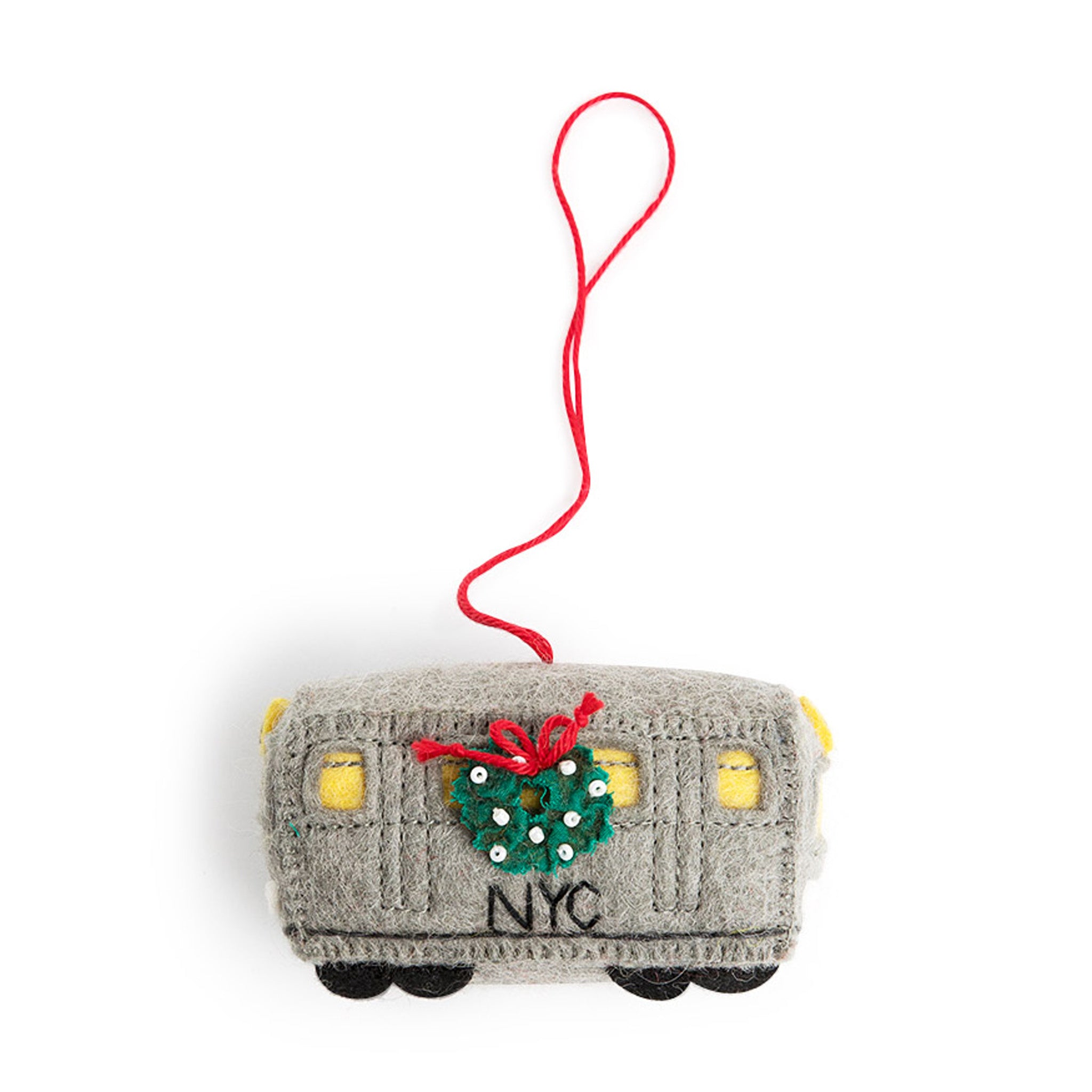 NYC Felt Ornament - Subway