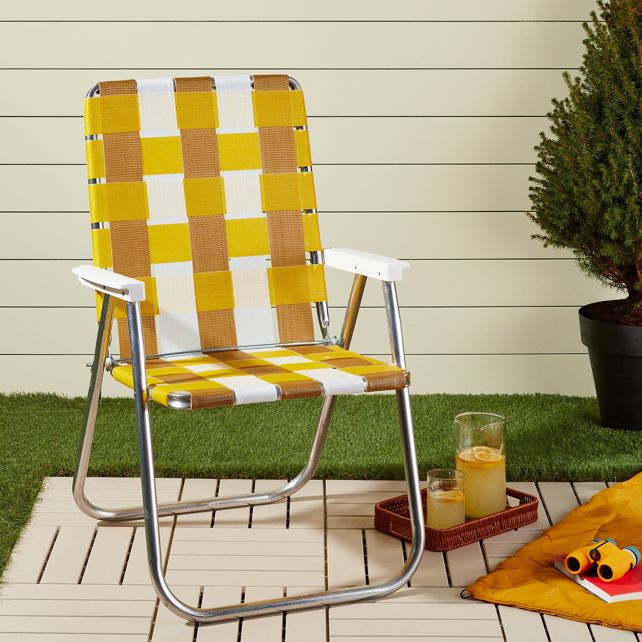 Classic Lawn Chair - Champagne - Image 2