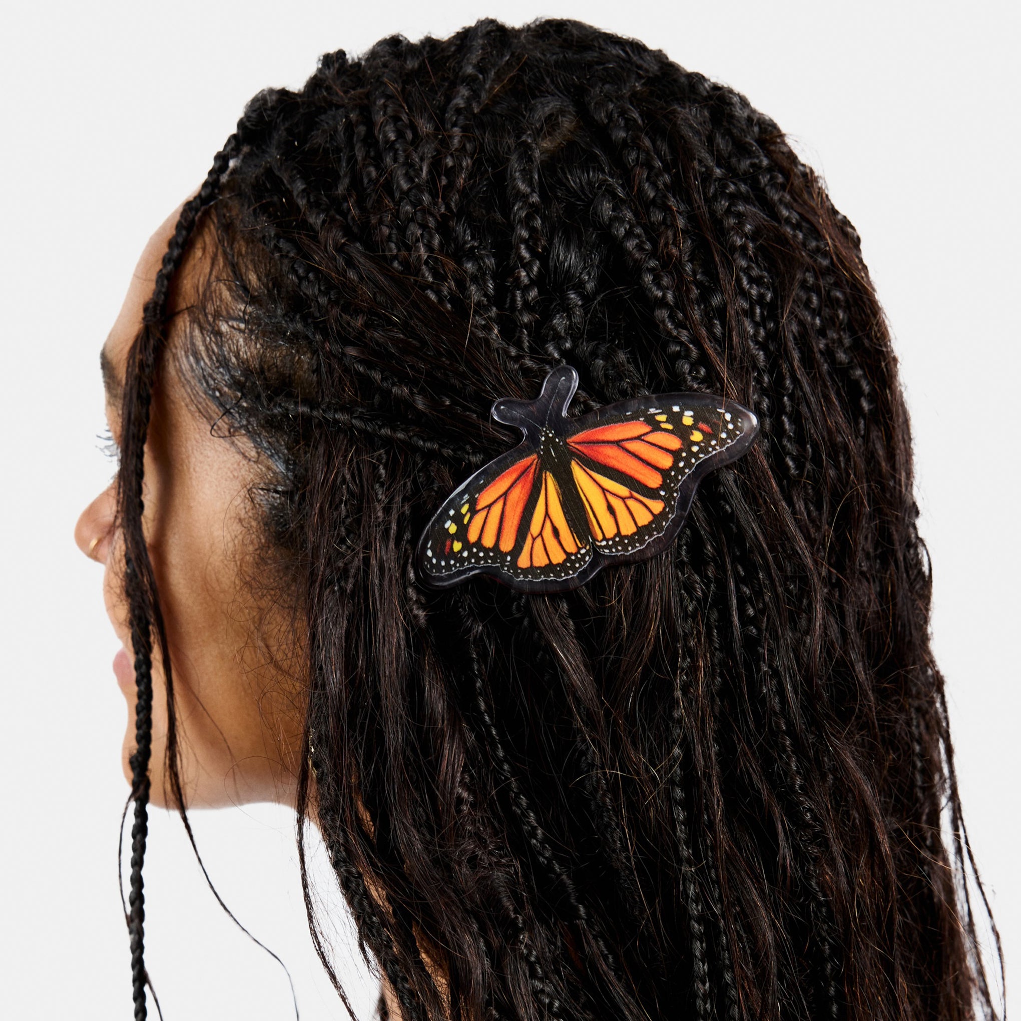 Chunks Monarch Butterfly Hair Barrette - Image 2
