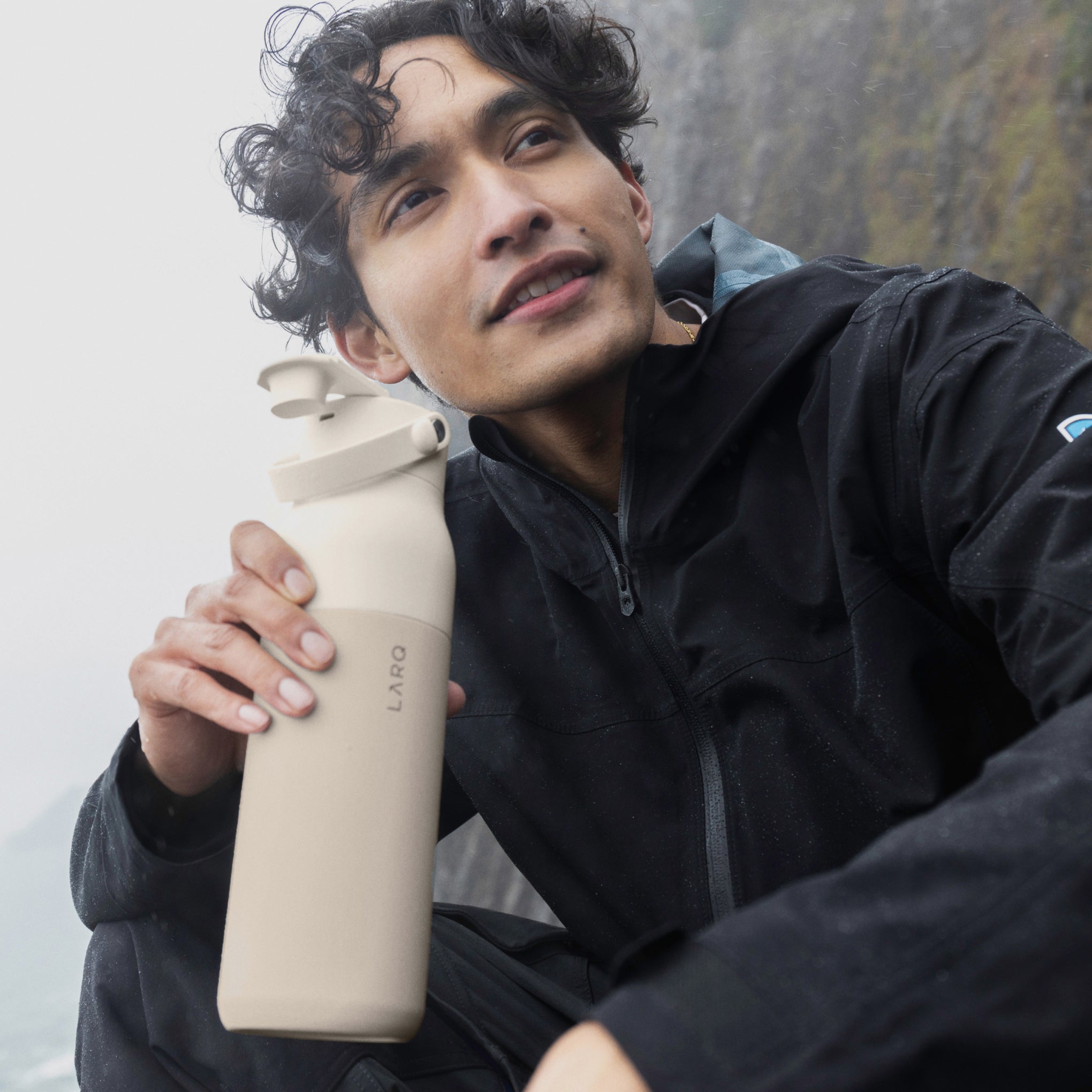 Larq PureVis 2.0 Water Bottle & Filters - Mojave Dune - Image 2