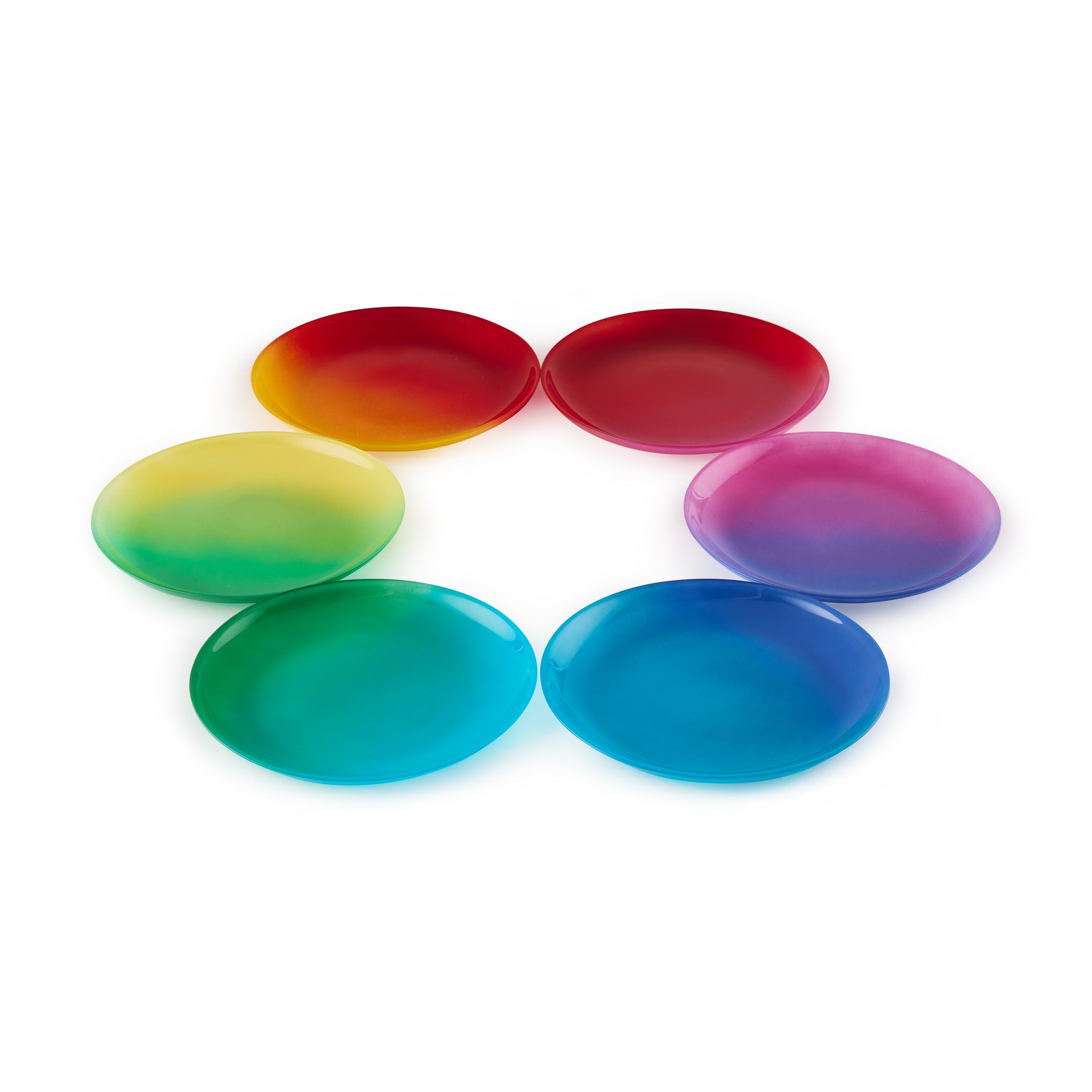 Spectrum Dinnerware - Dessert Plates S/6 - Image 3