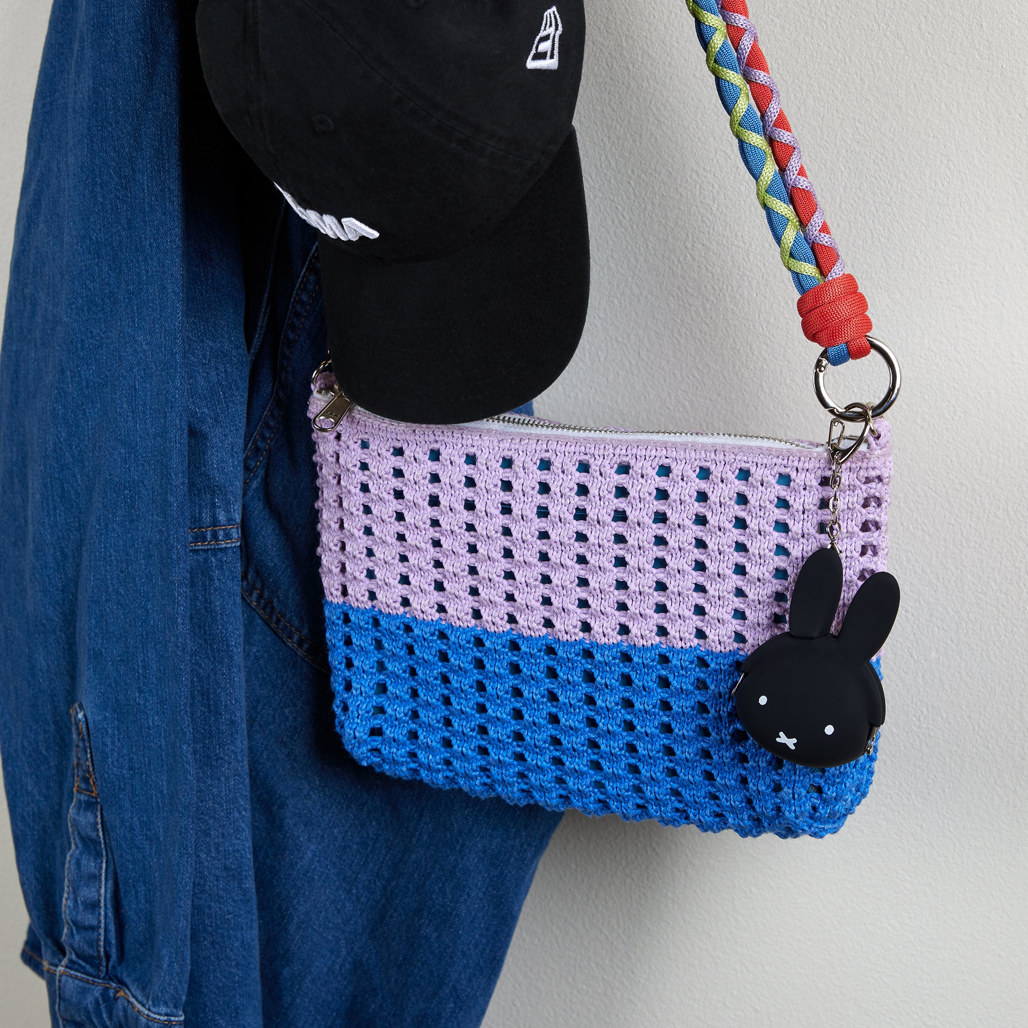 Miffy Pochi Pouch Keychain - Black - Image 4