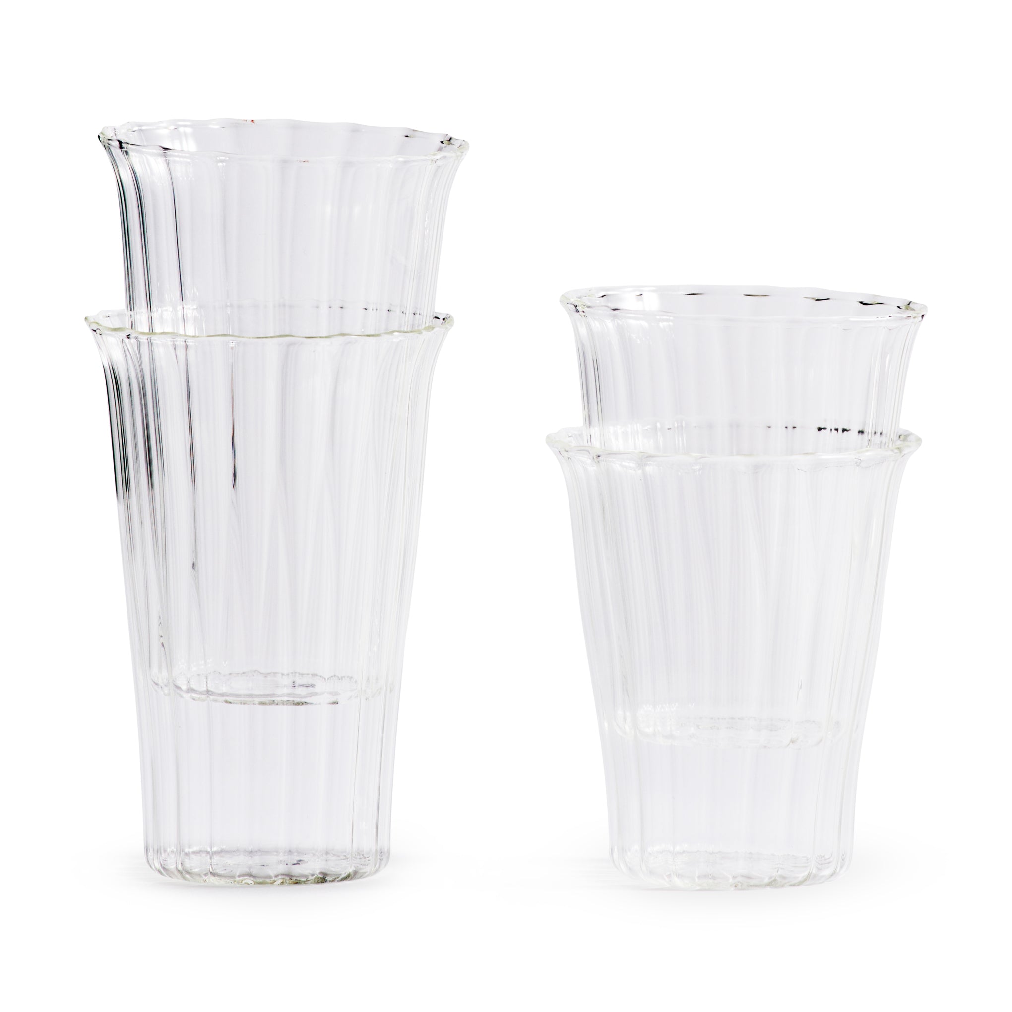 Bouquet Glass Stemware - Set of 4 - Large Tumbler - Image 5