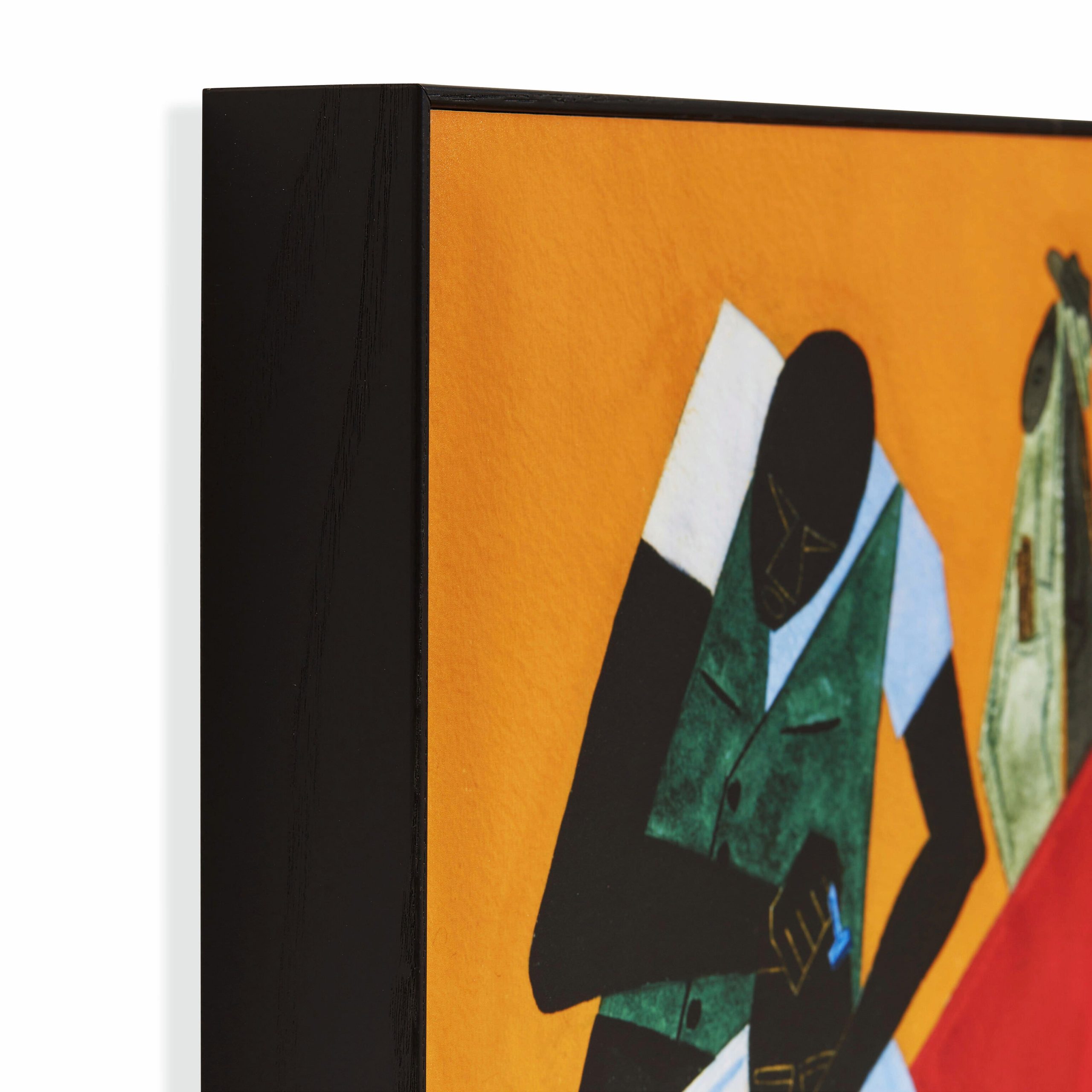 Jacob Lawrence Barber Shop Framed Print - Image 3